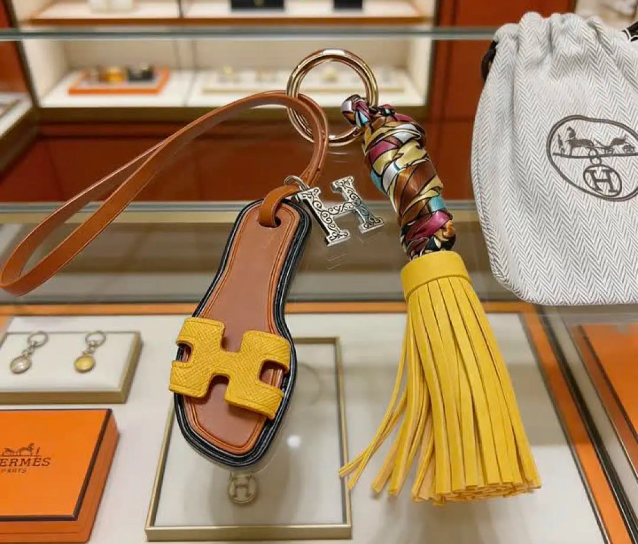 Sandal Bag Charm Keychain