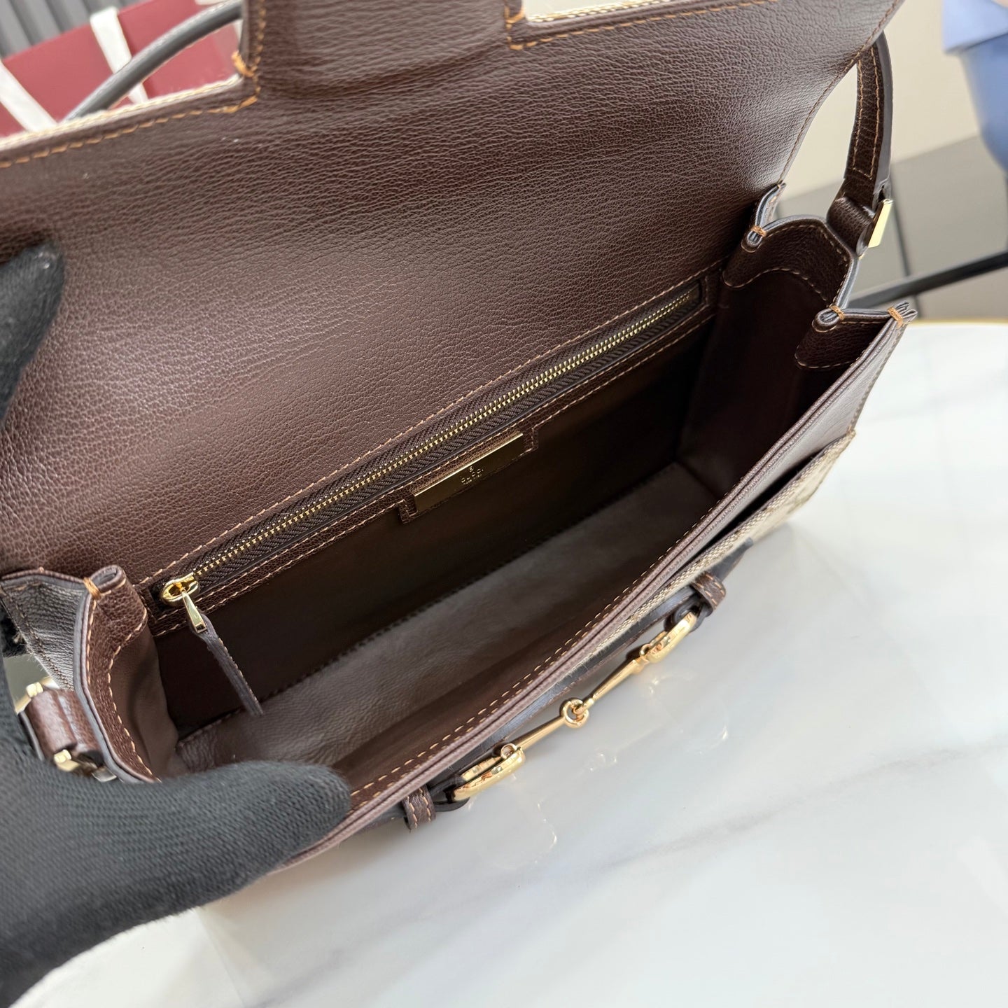 Horsebit Shoulder Bag