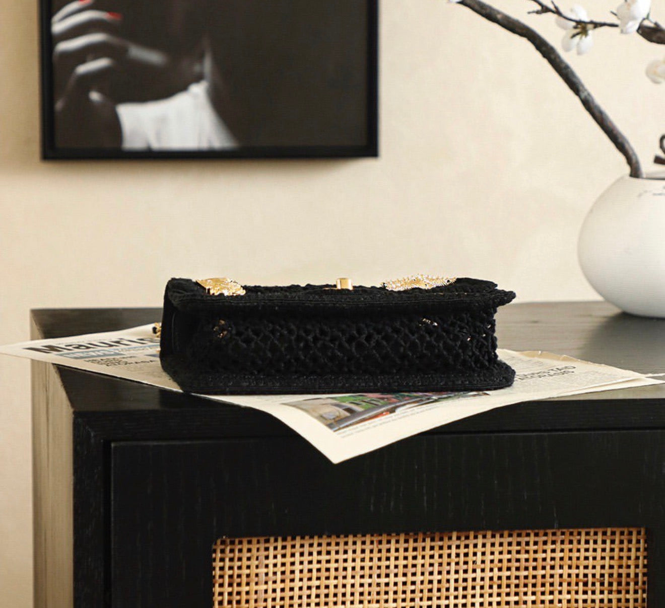 Mesh Flap Bag