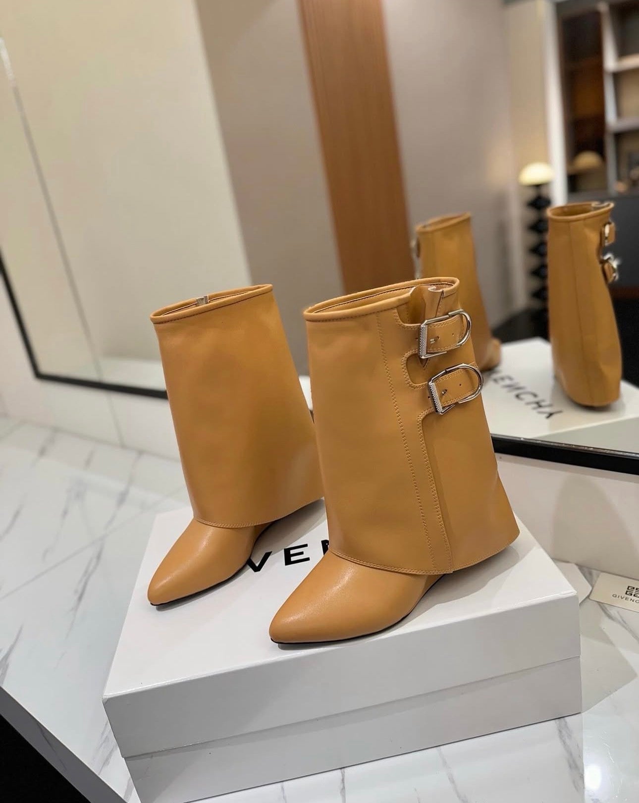 Shark Ankle Boots