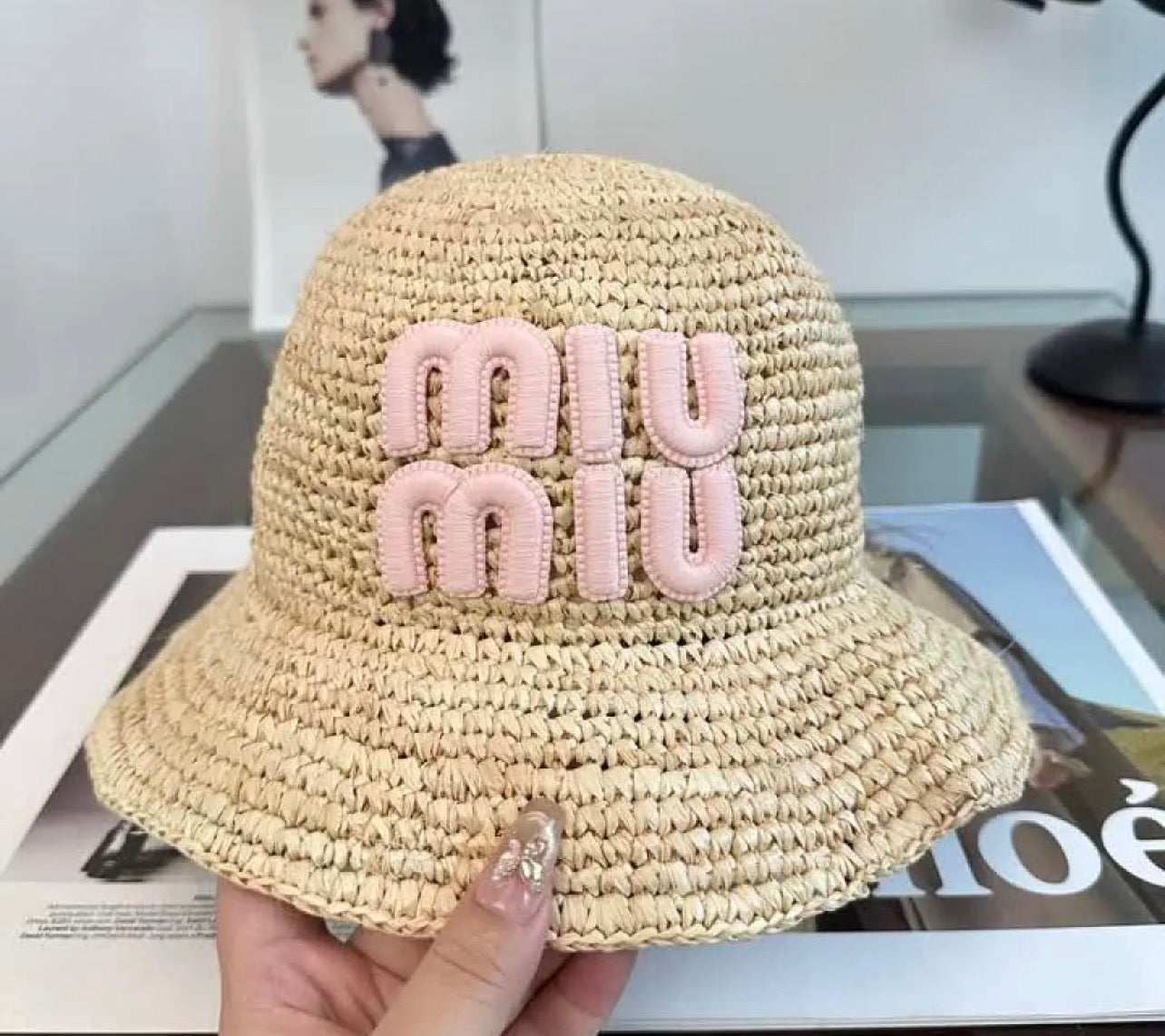 Raffia Bucket Hat