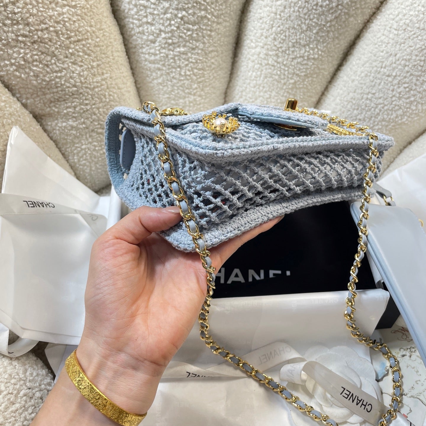 Mesh Flap Bag