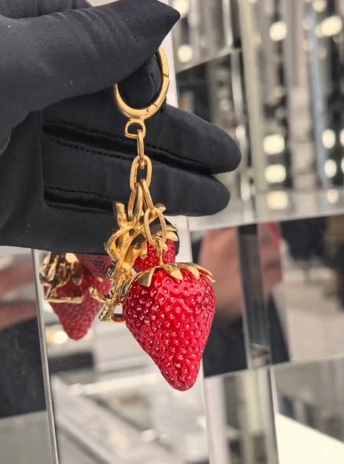 Strawberry Bag Charm/Keychain