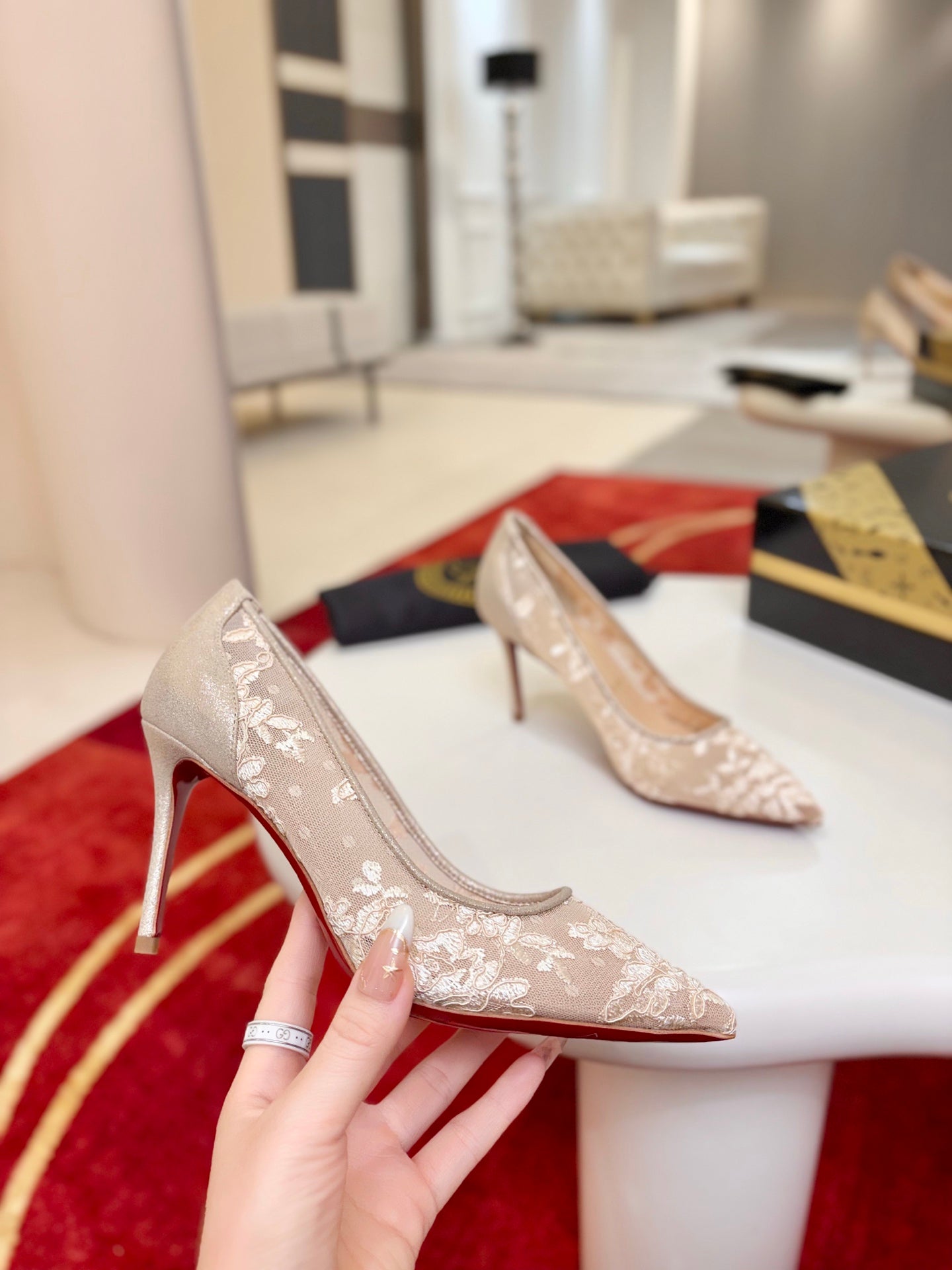 Lace Pumps