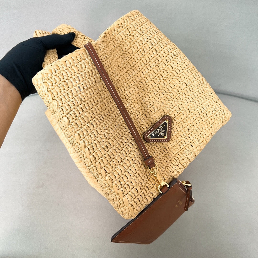 Raffia Tote Bag