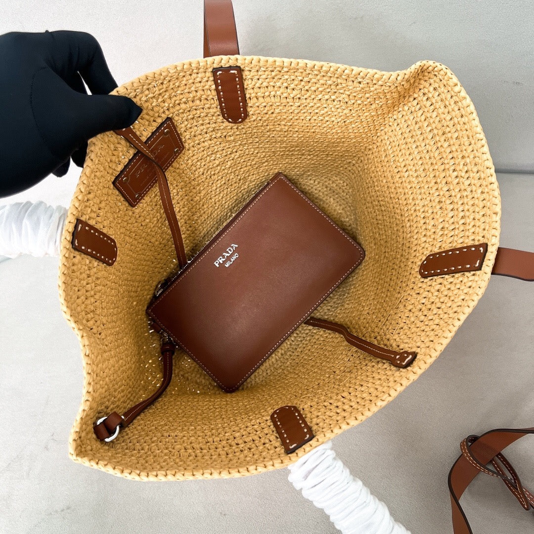 Raffia Basket Bag