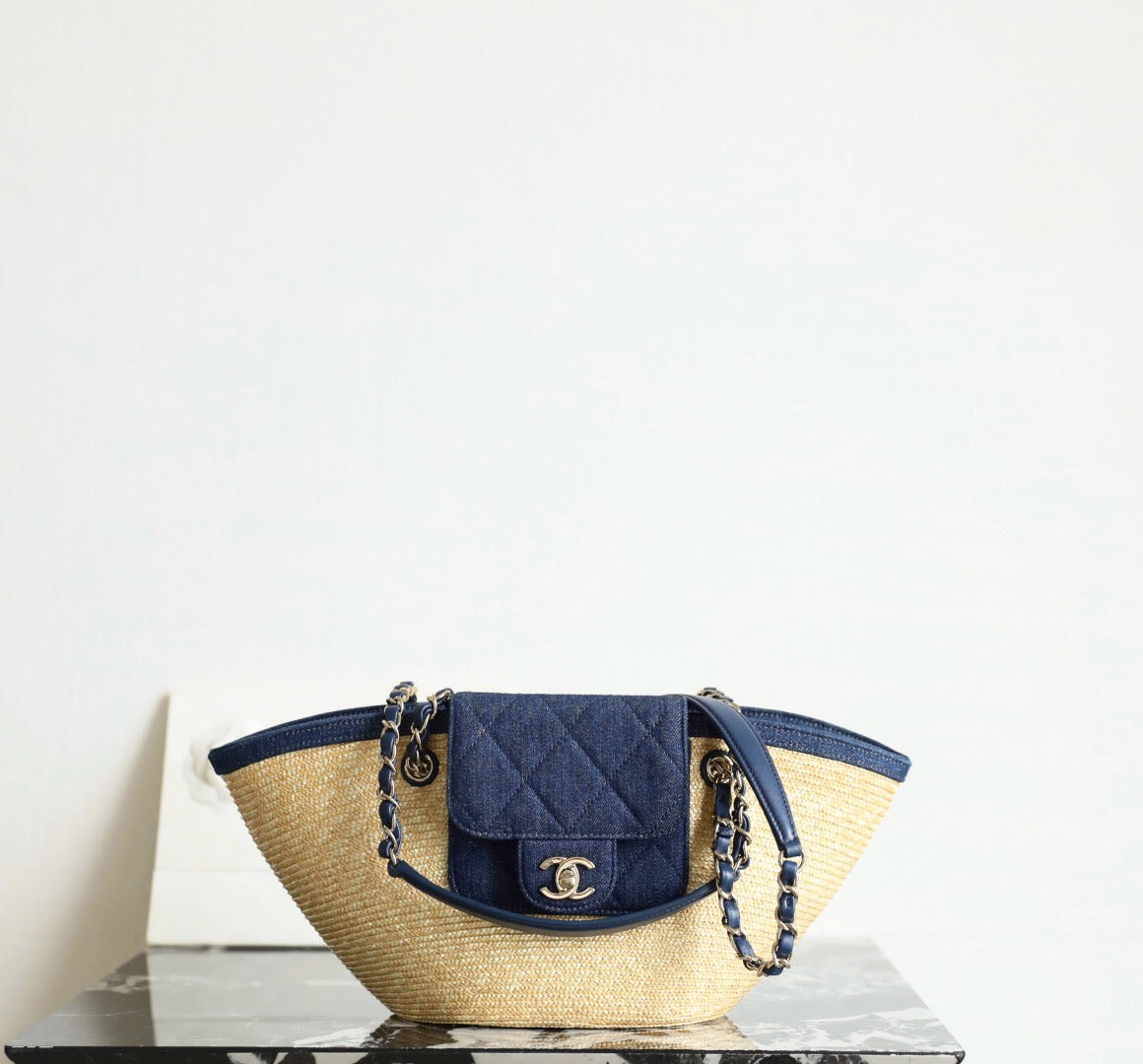Small Raffia Tote