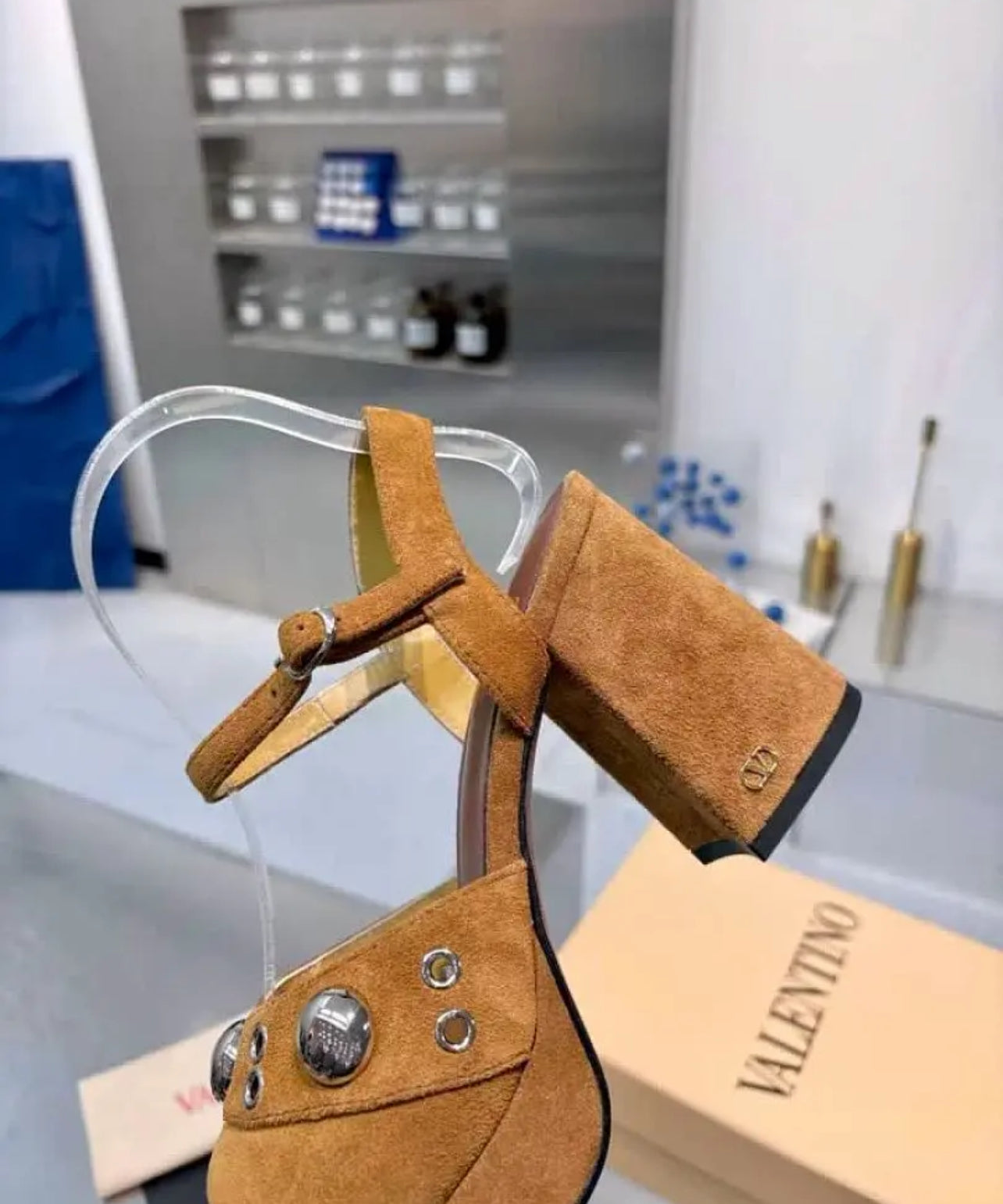 Suede Sandals
