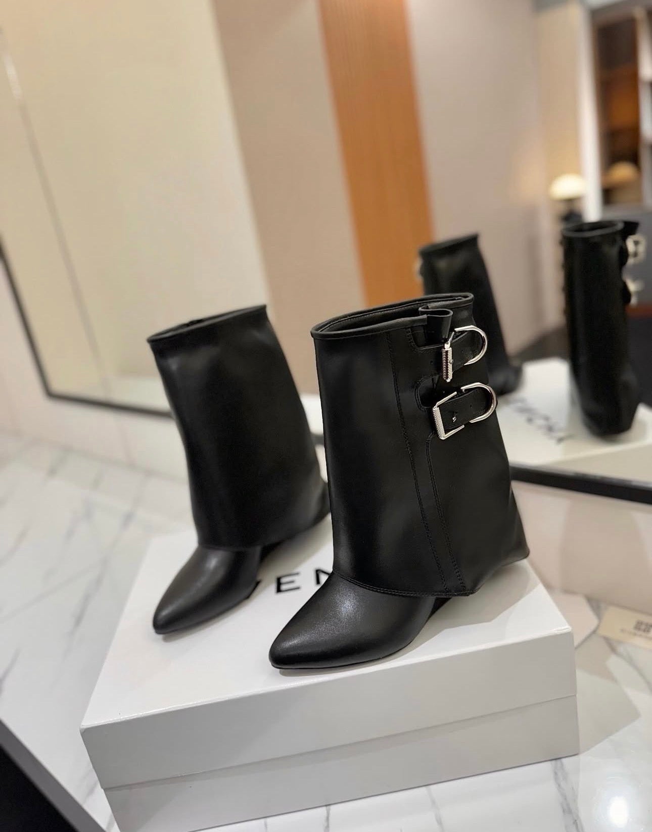 Shark Ankle Boots