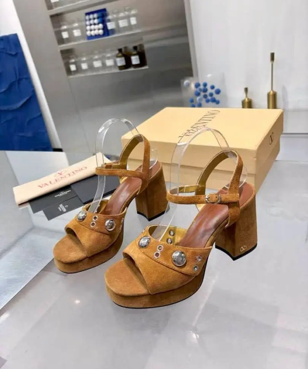 Suede Sandals