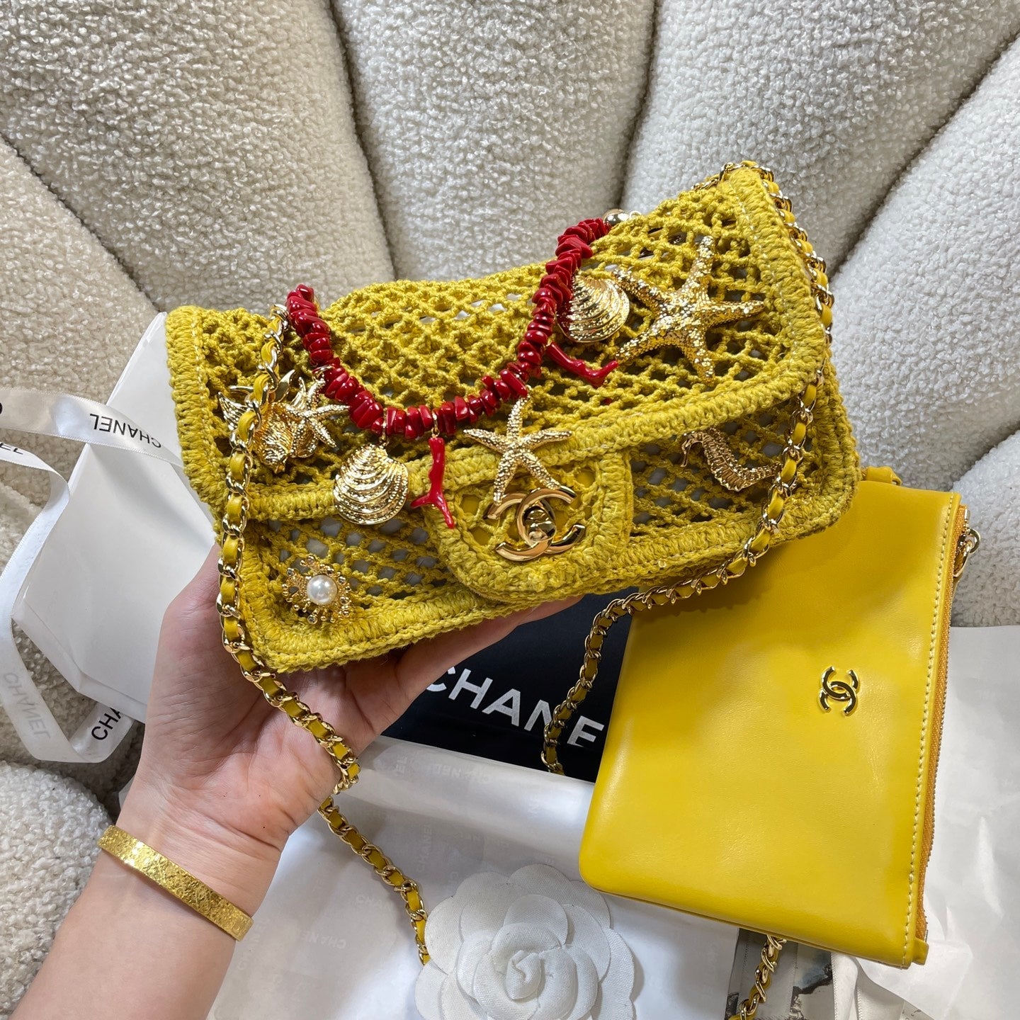 Mesh Flap Bag