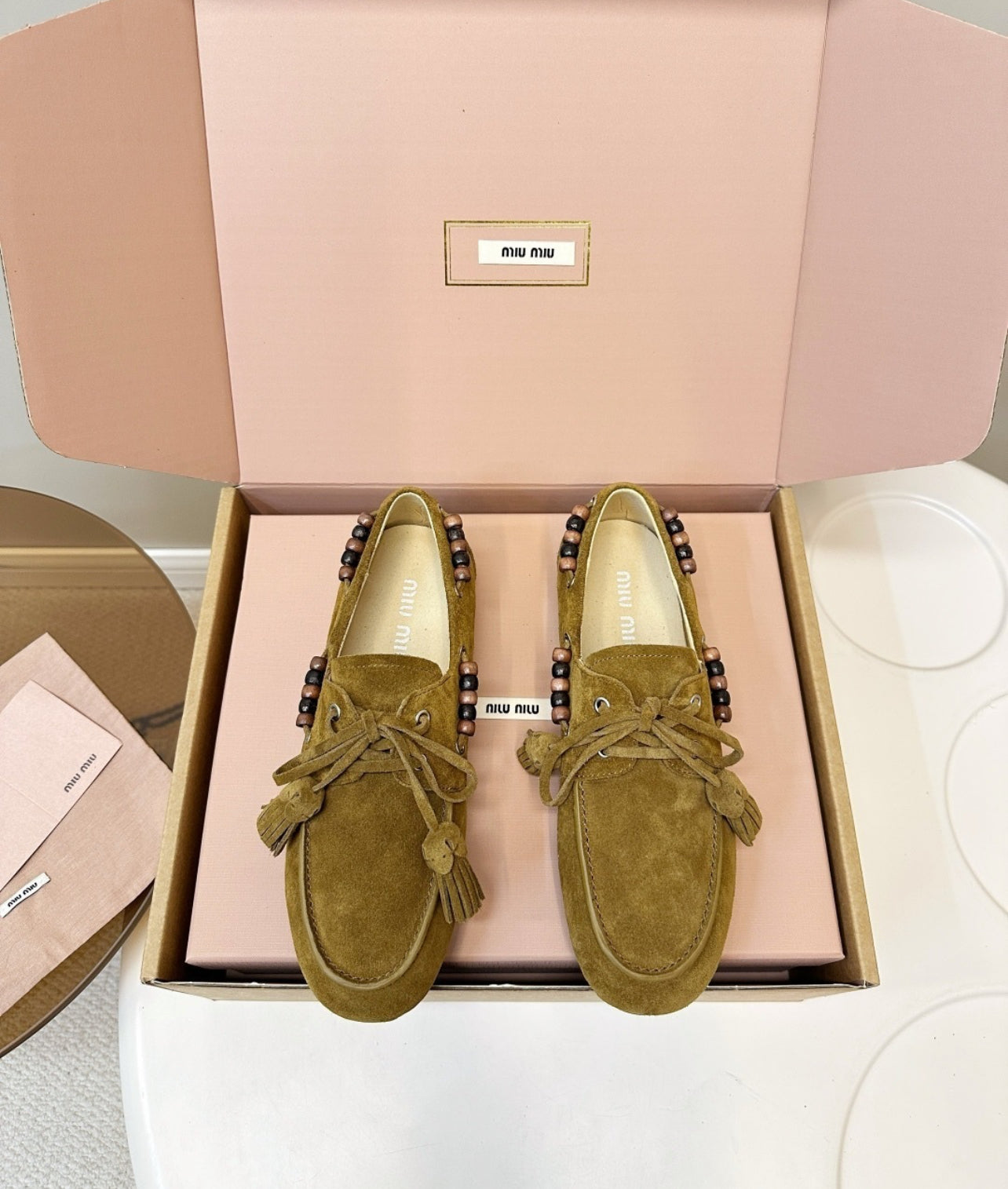 Suede Loafers