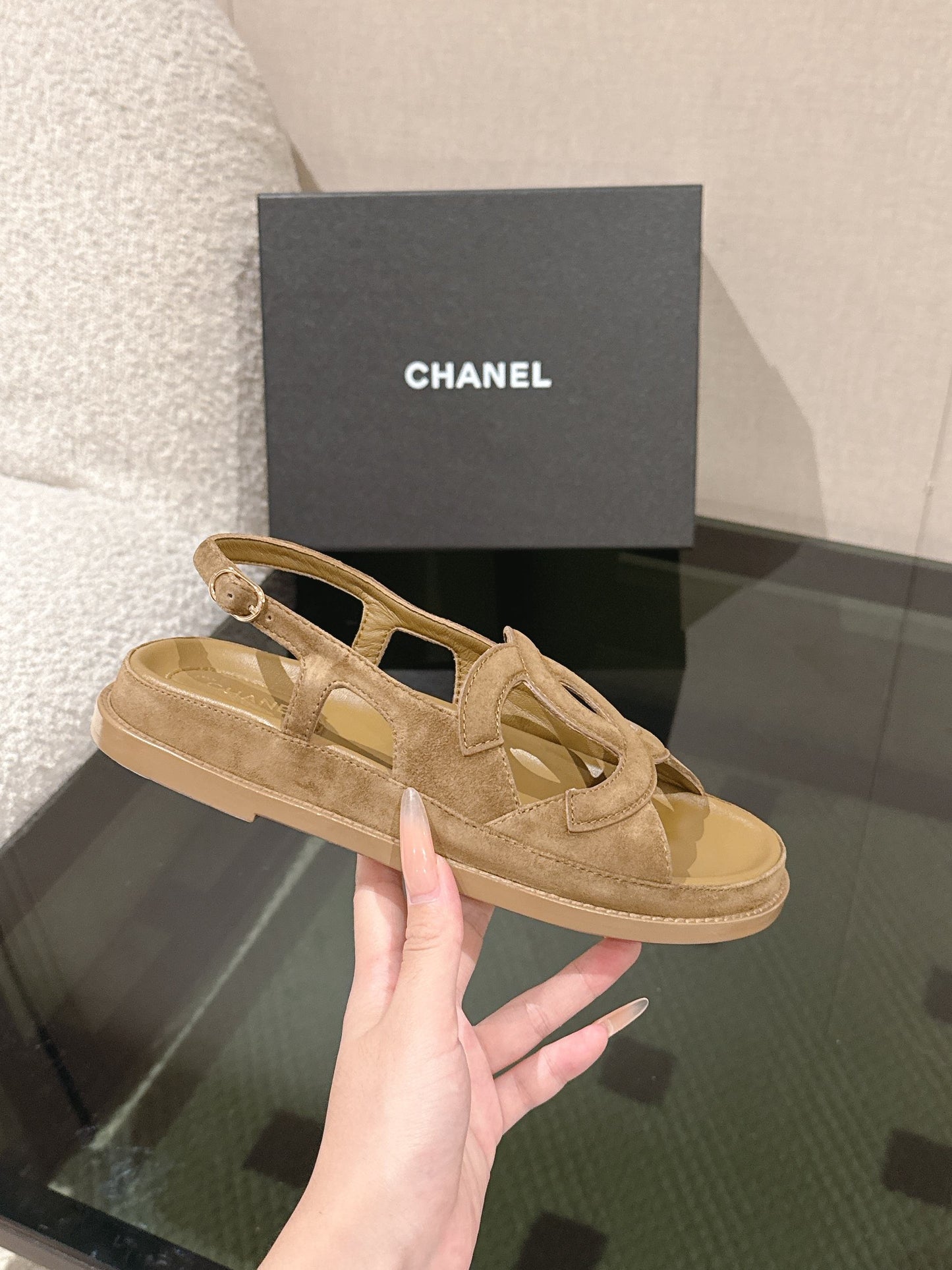 Suede Sandals