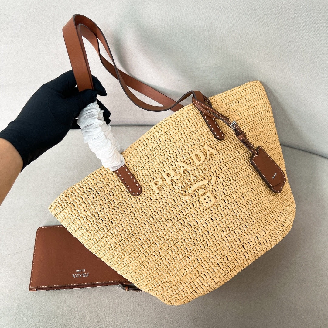 Raffia Basket Bag