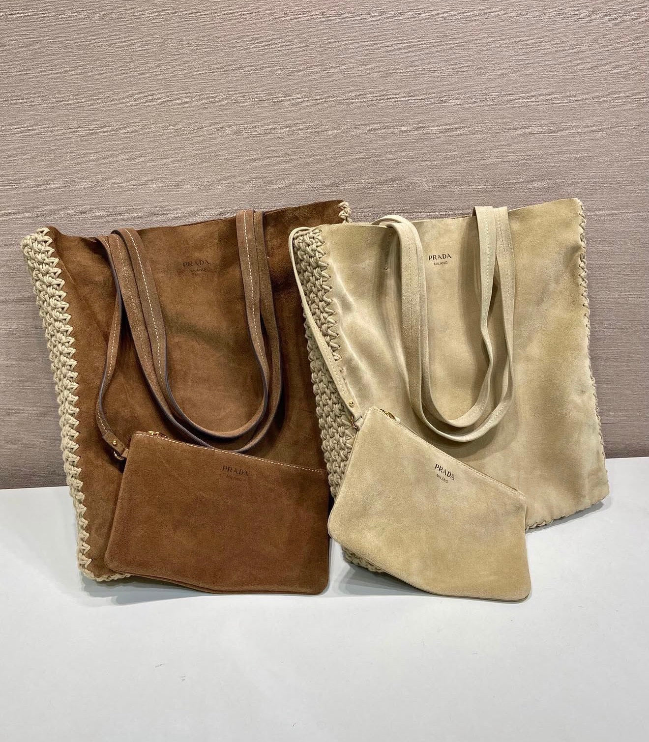 Suede Tote