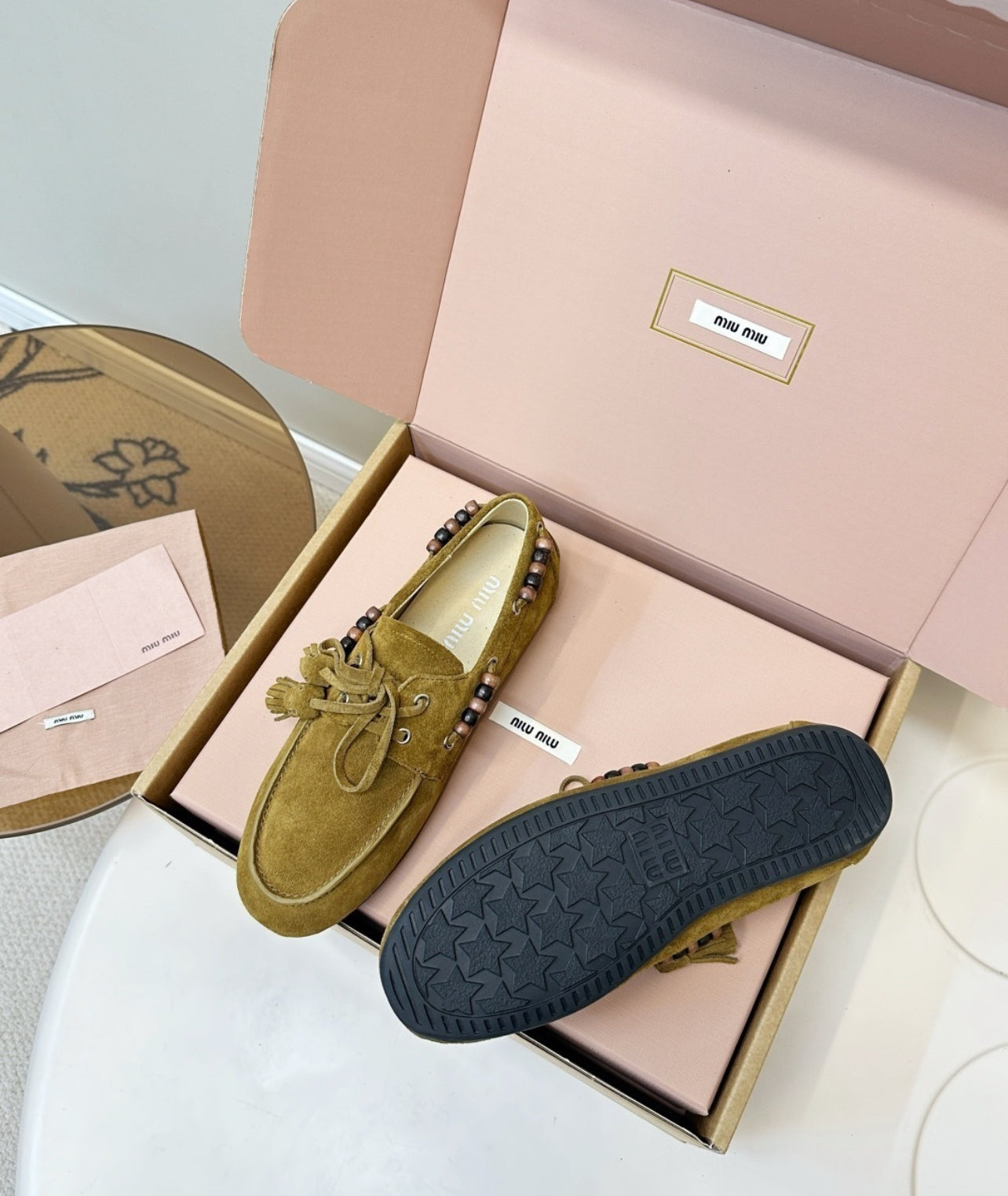 Suede Loafers