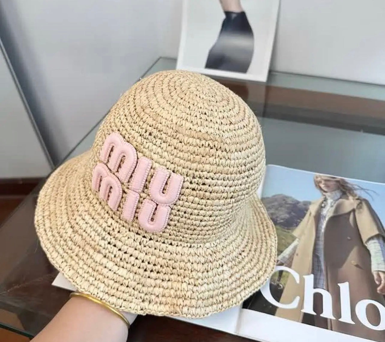 Raffia Bucket Hat