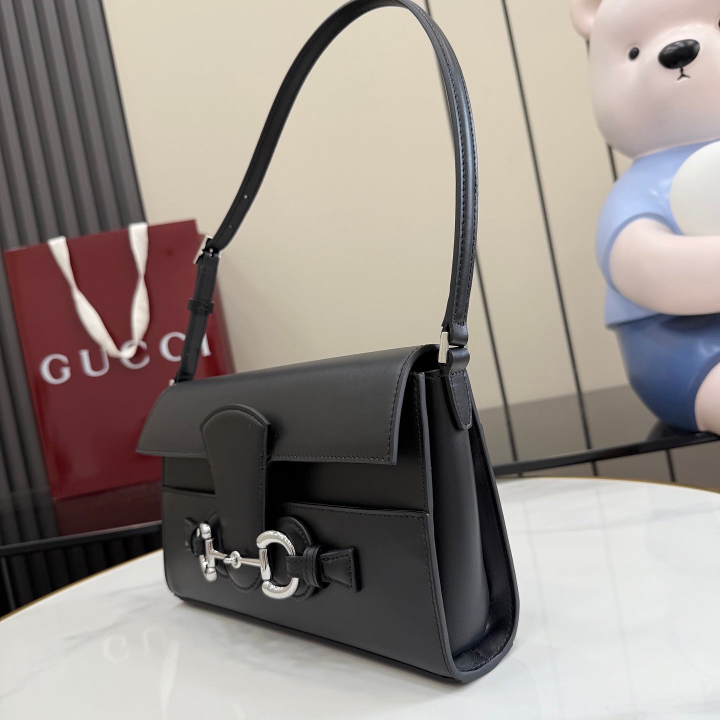 Horsebit Shoulder Bag