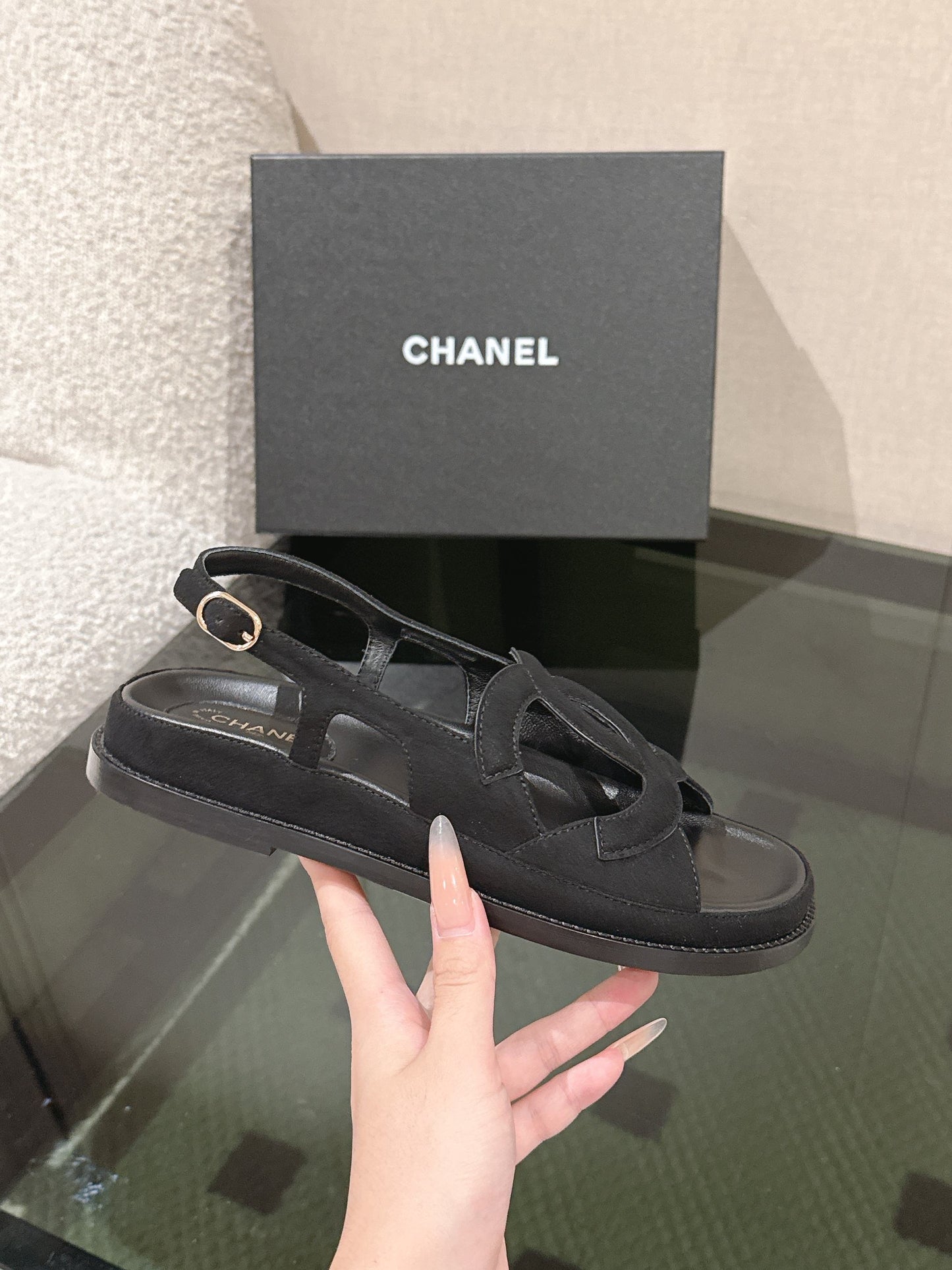 Suede Sandals