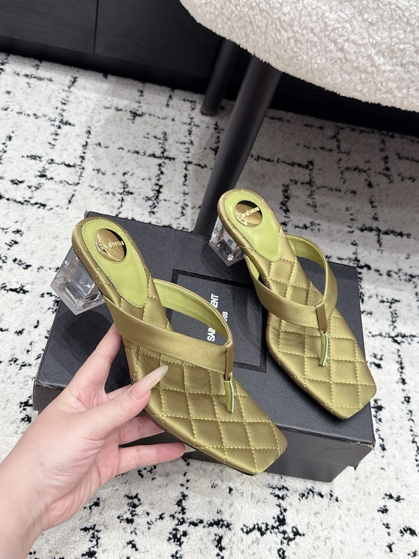 Satin Sandals