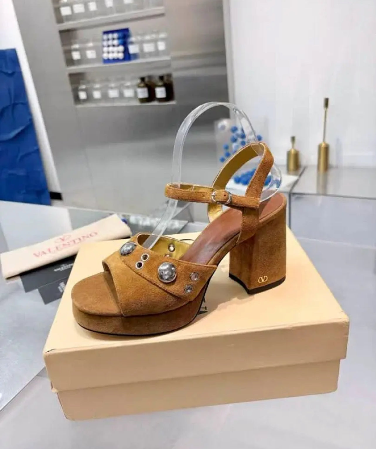 Suede Sandals