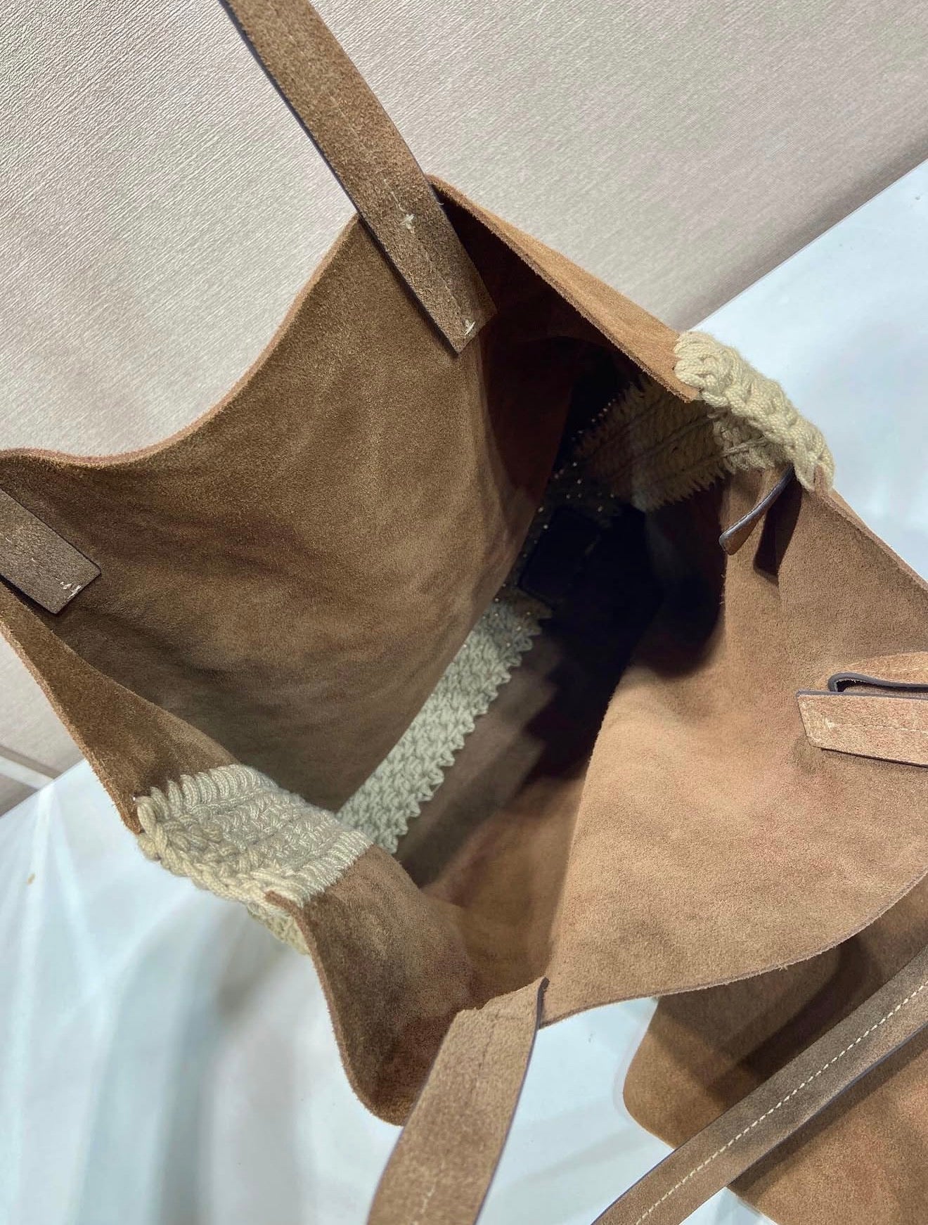 Suede Tote