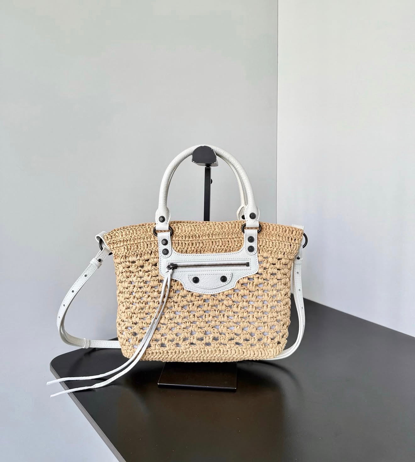 Raffia City Bag