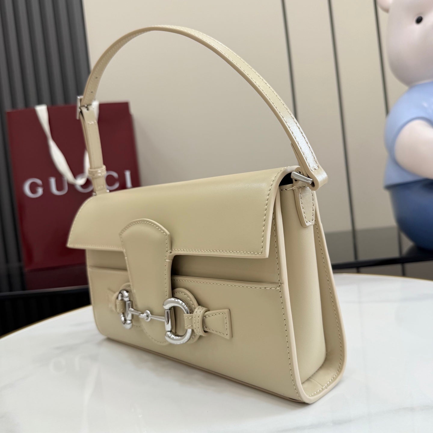 Horsebit Shoulder Bag