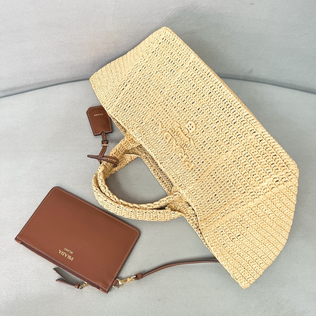 Raffia Tote Bag