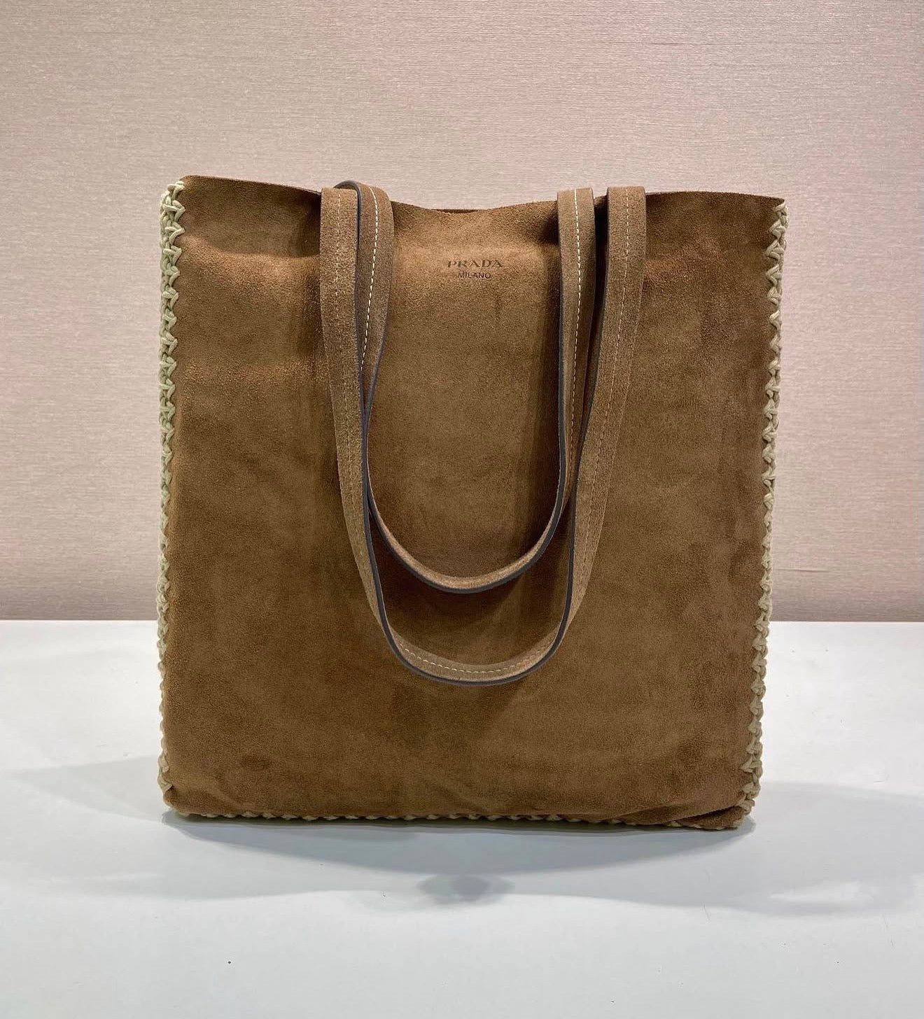 Suede Tote