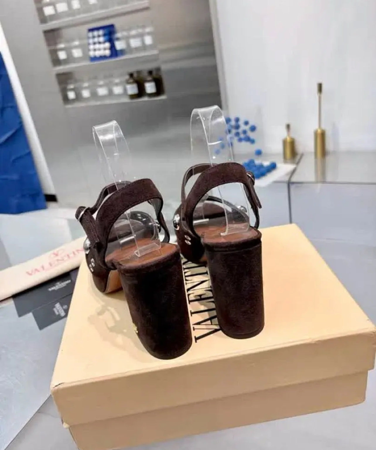 Suede Sandals