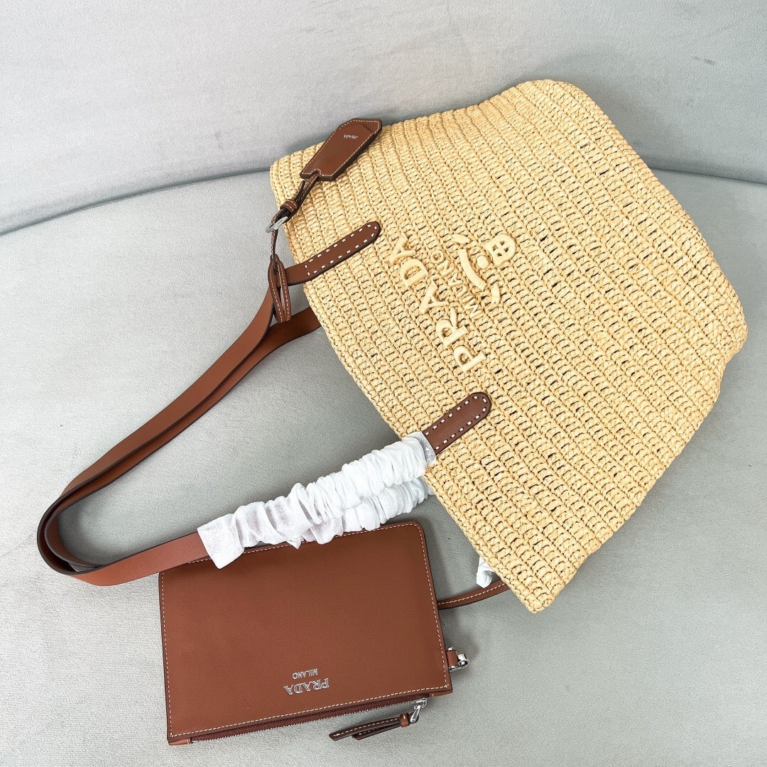 Raffia Basket Bag