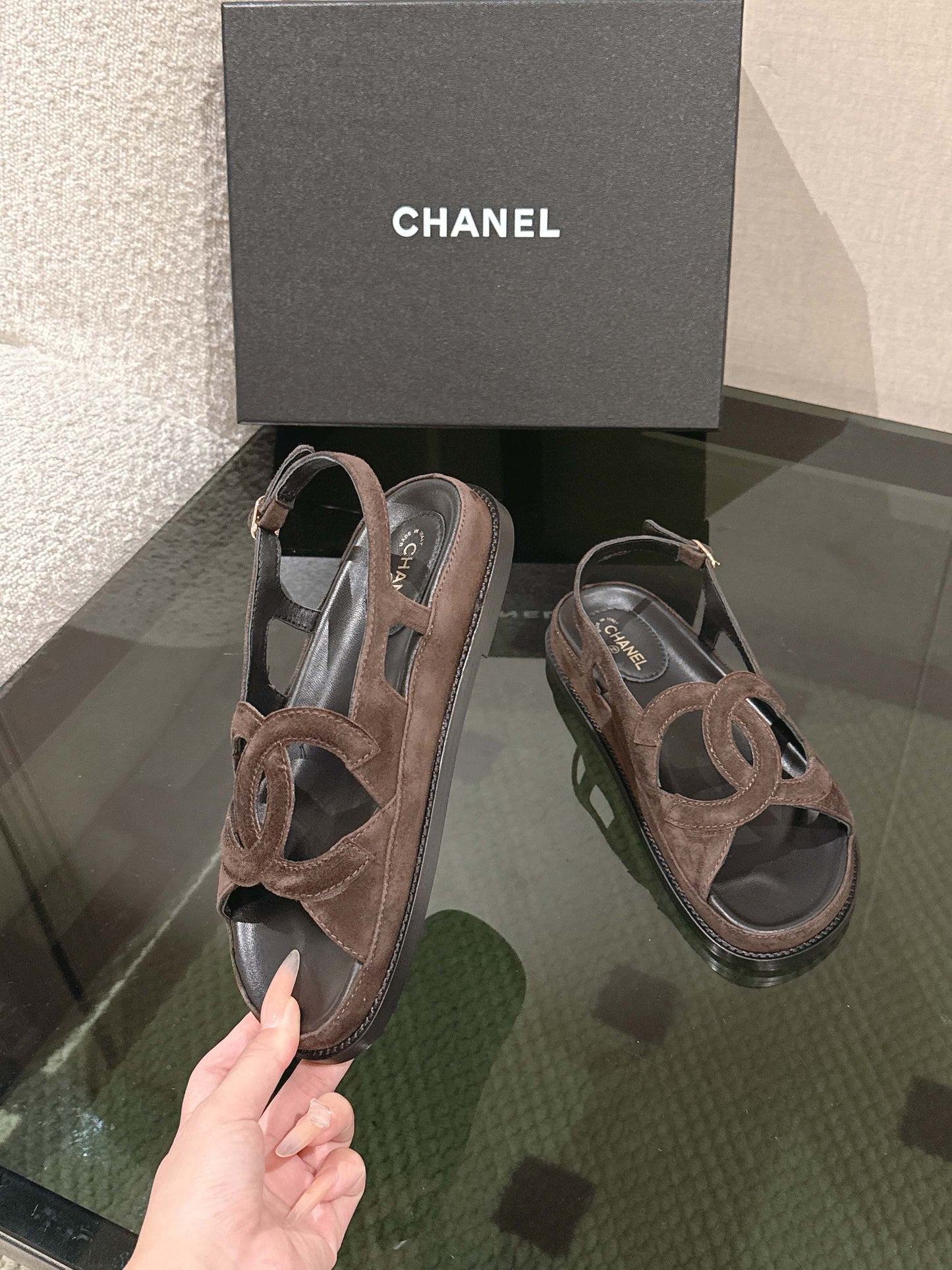 Suede Sandals