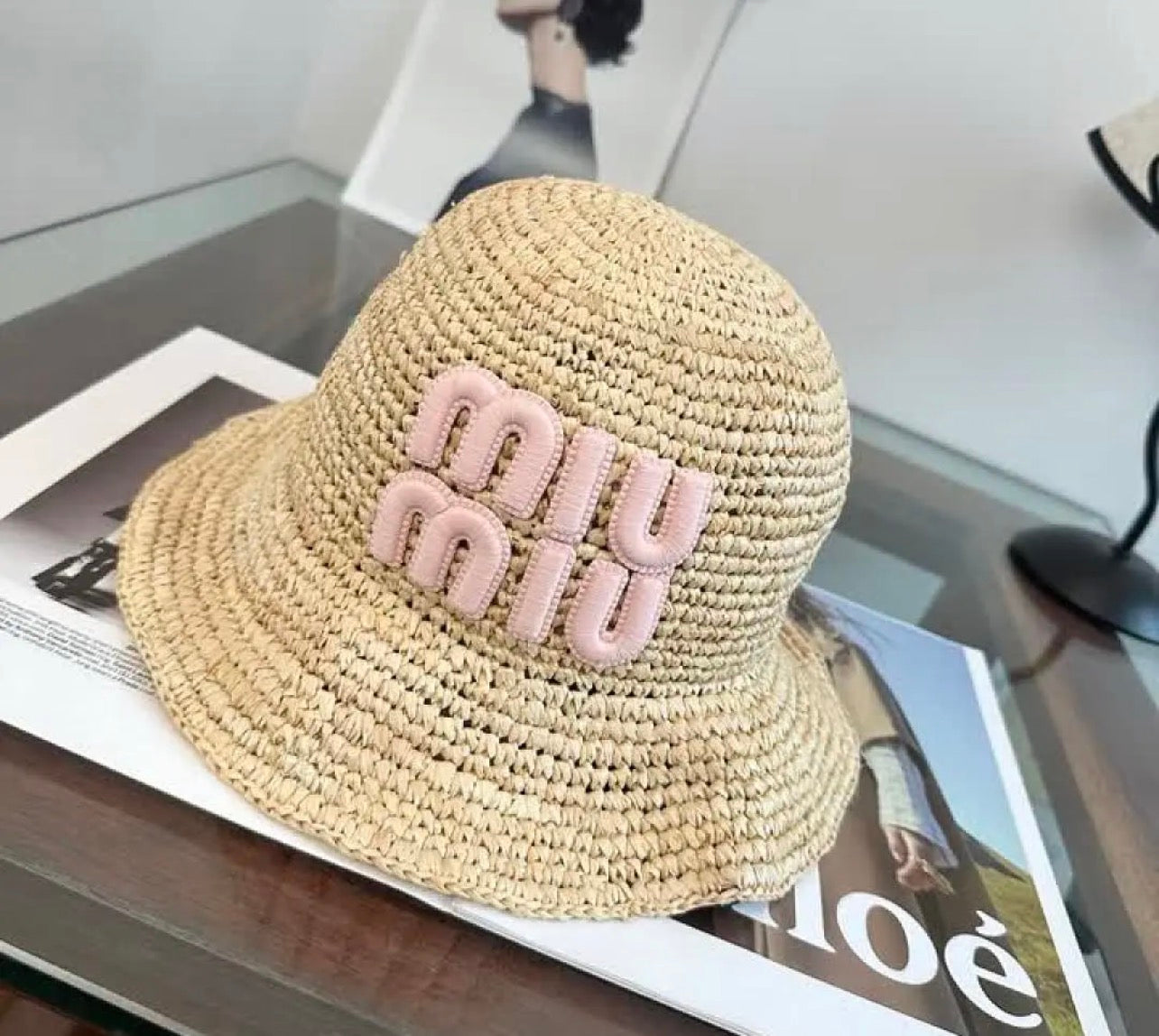 Raffia Bucket Hat