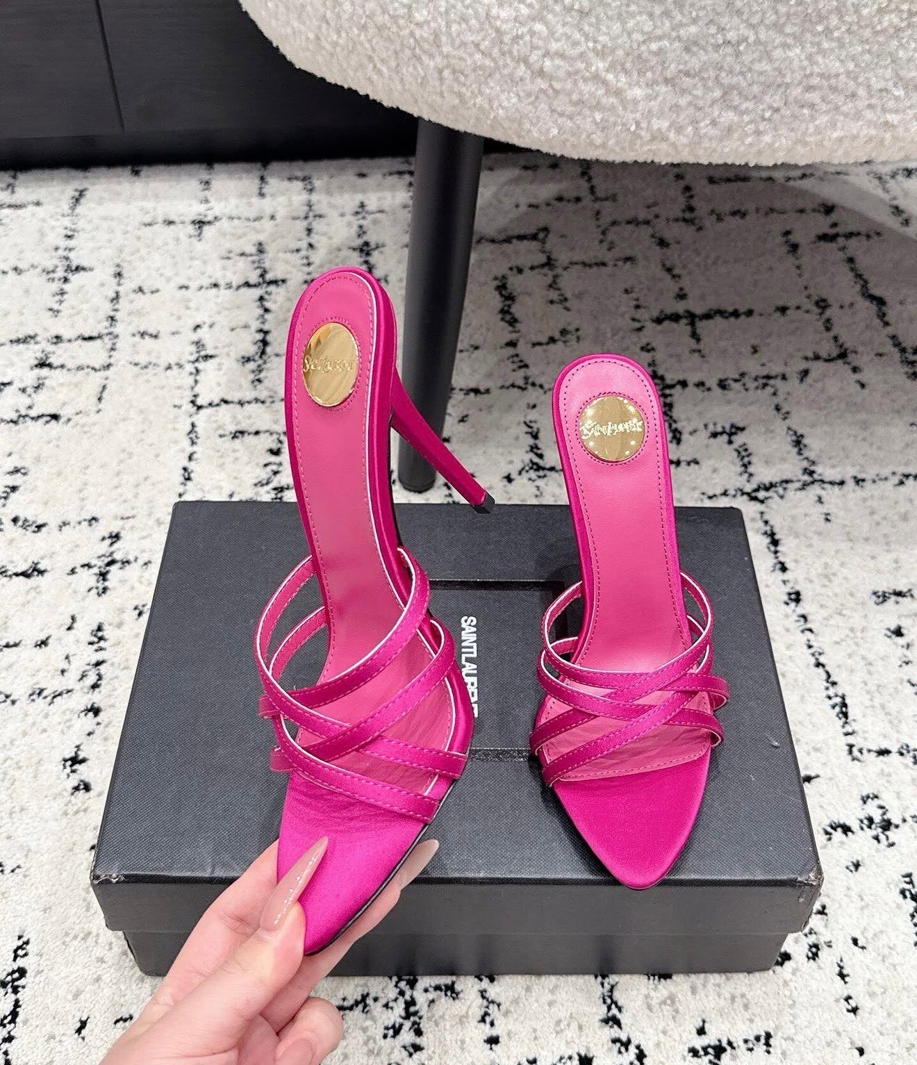Satin Mules