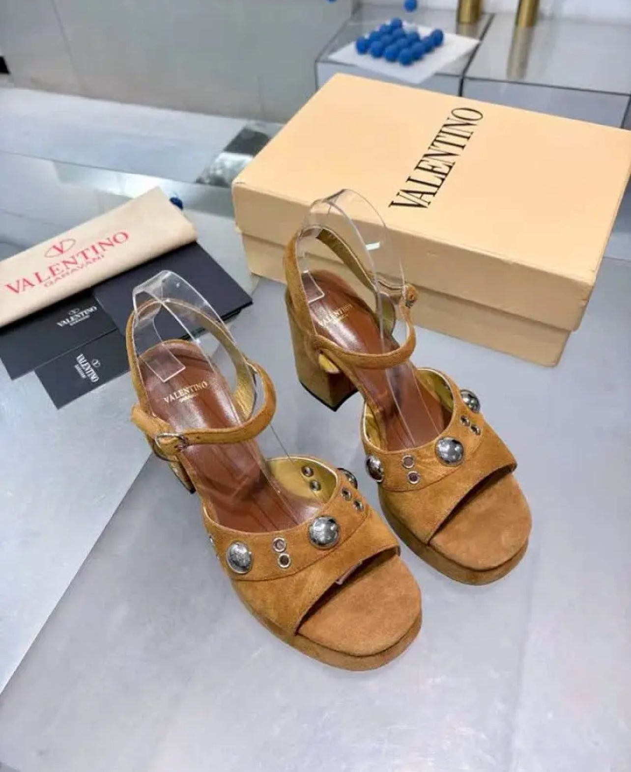 Suede Sandals