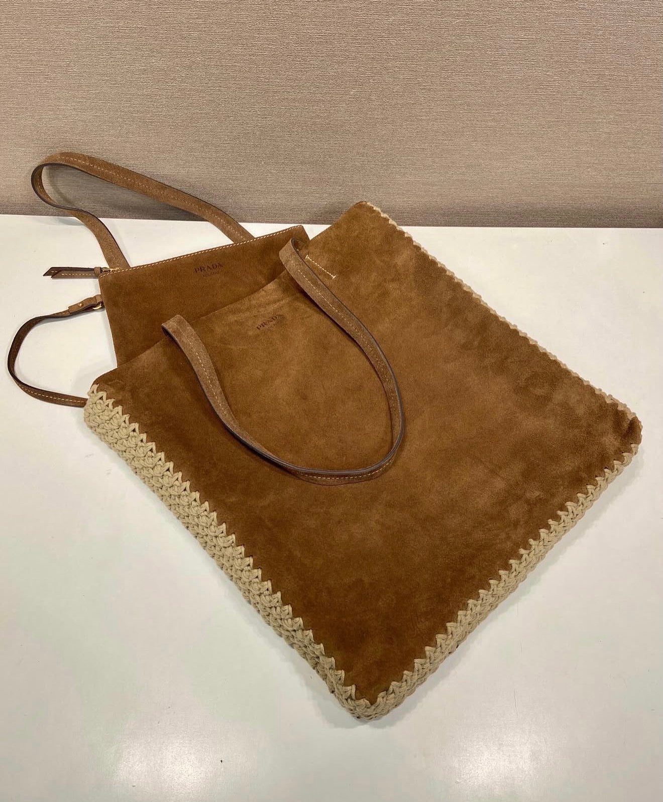 Suede Tote
