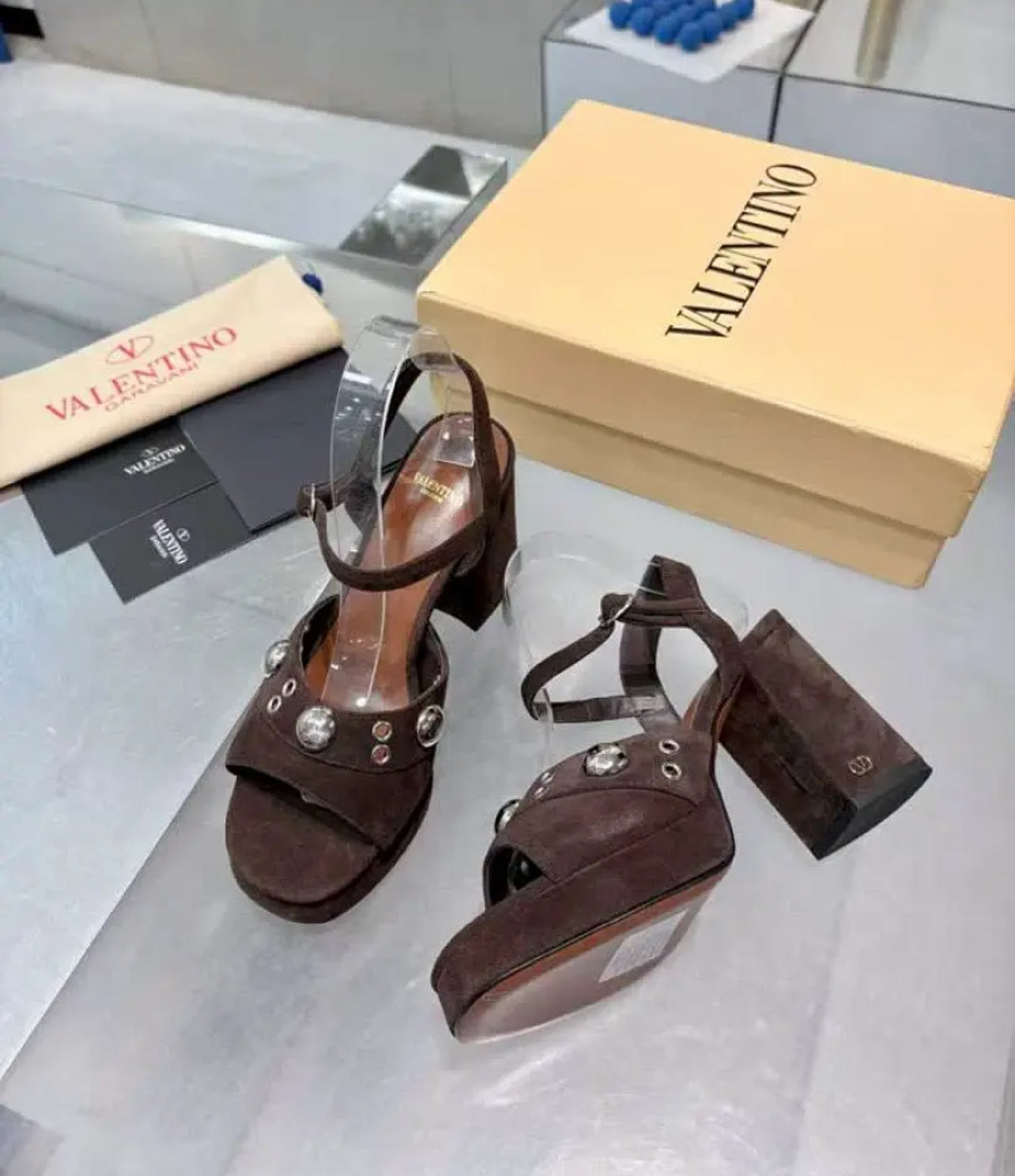 Suede Sandals