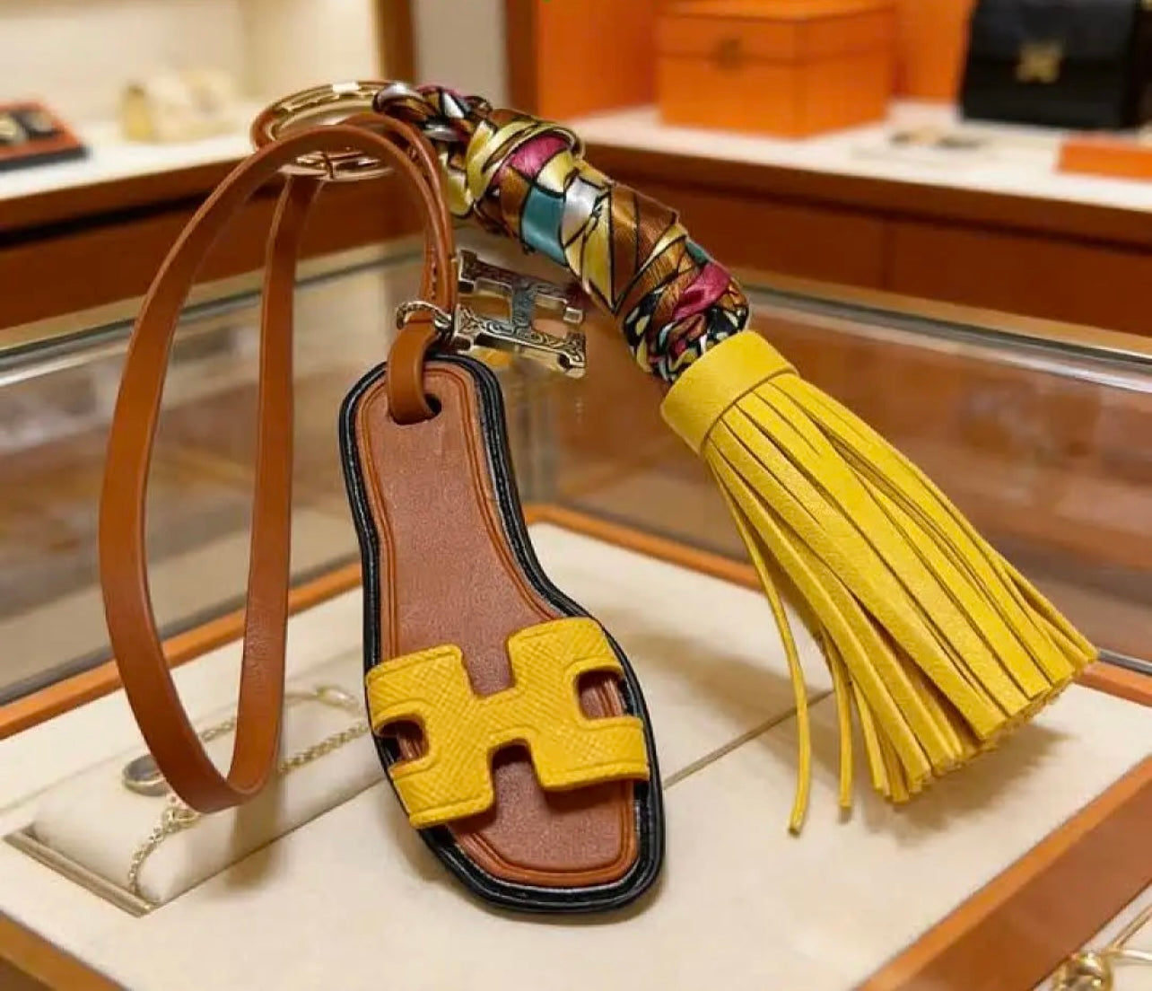 Sandal Bag Charm Keychain