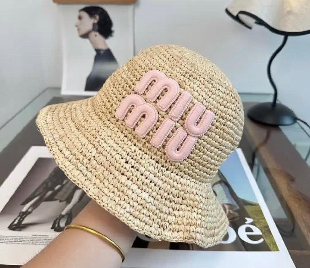 Raffia Bucket Hat