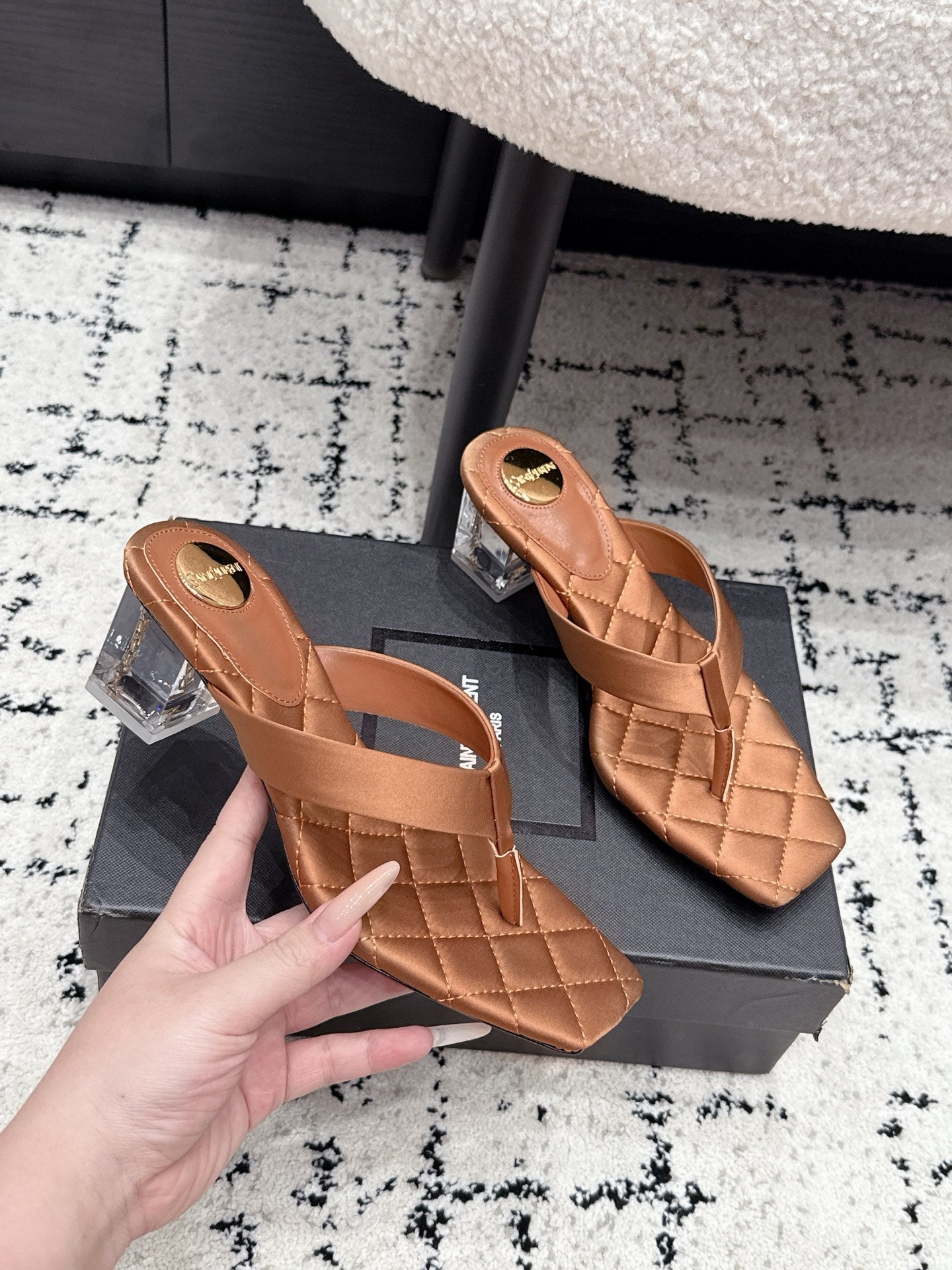 Satin Sandals