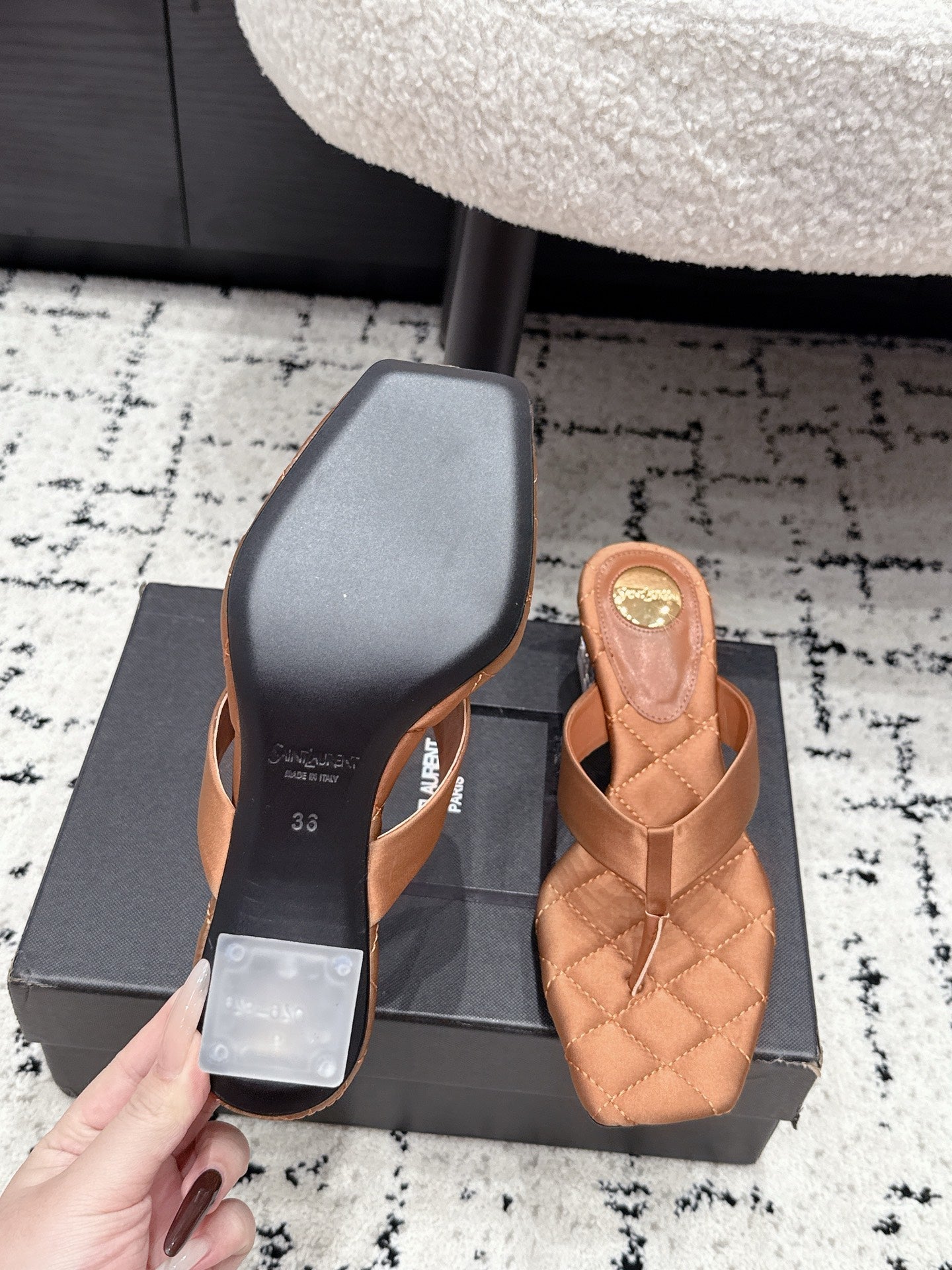 Satin Sandals