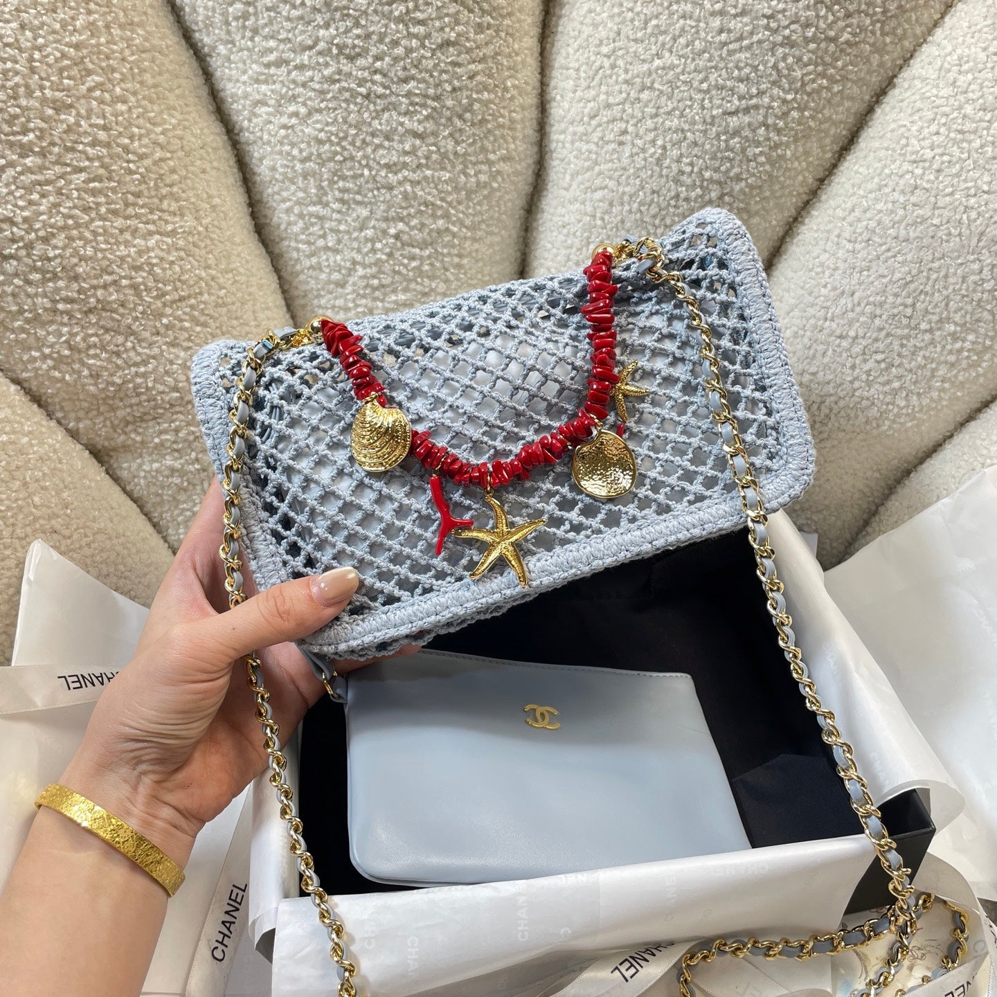 Mesh Flap Bag