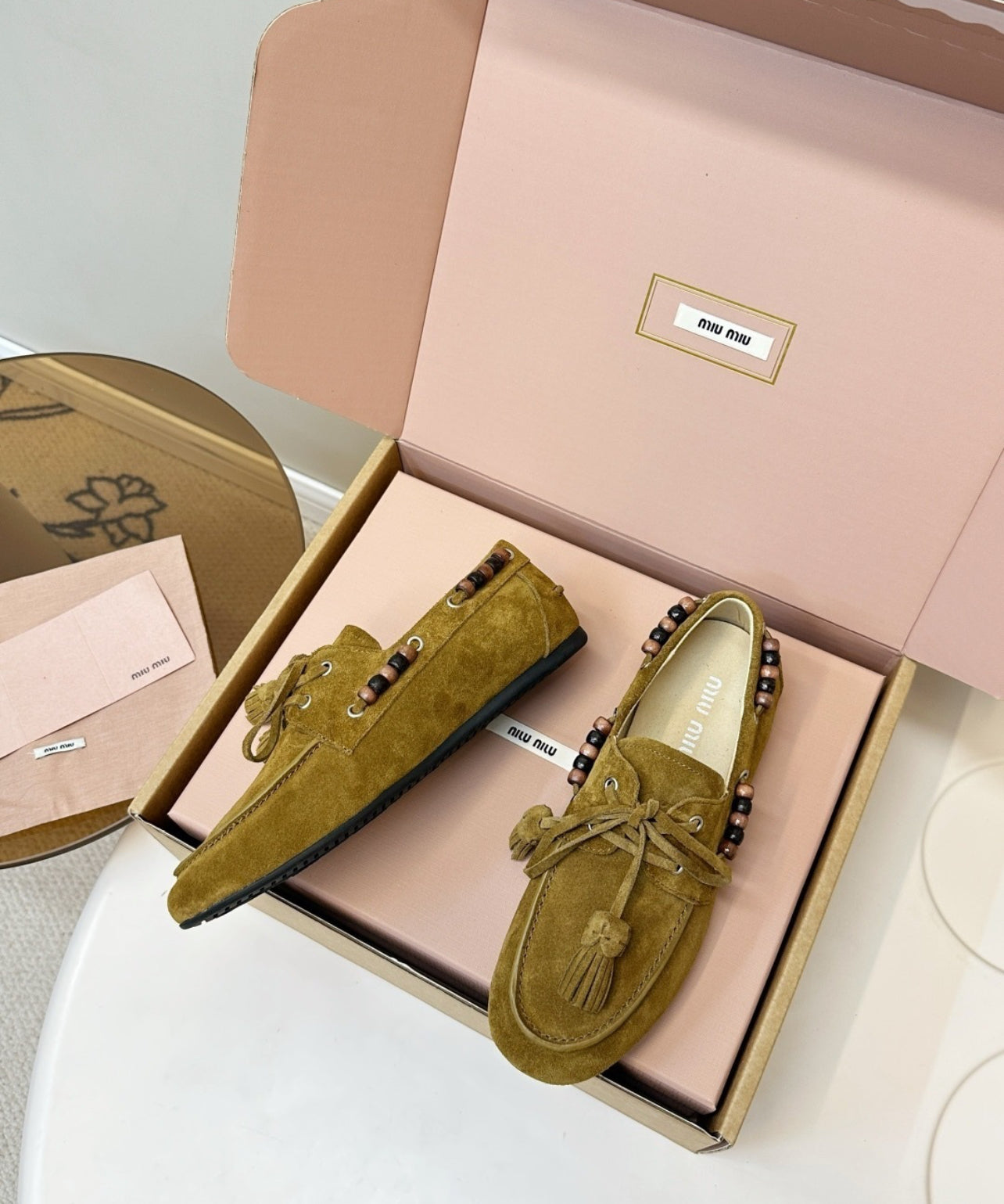 Suede Loafers