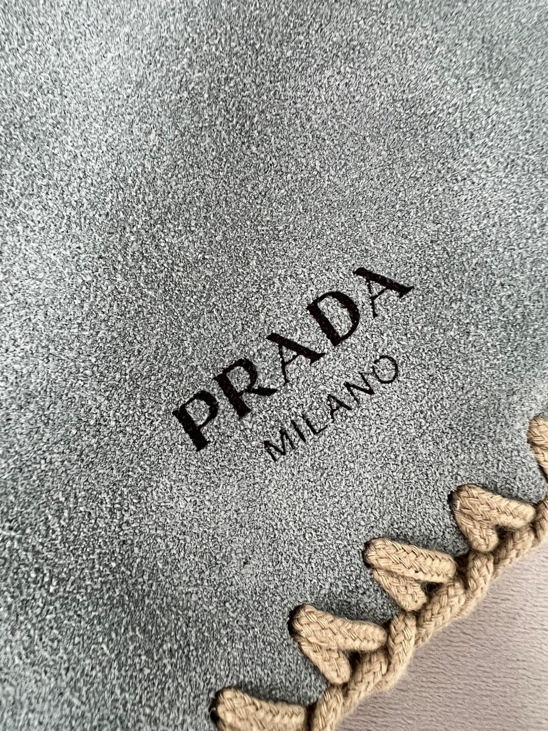 Suede Pouch Bag