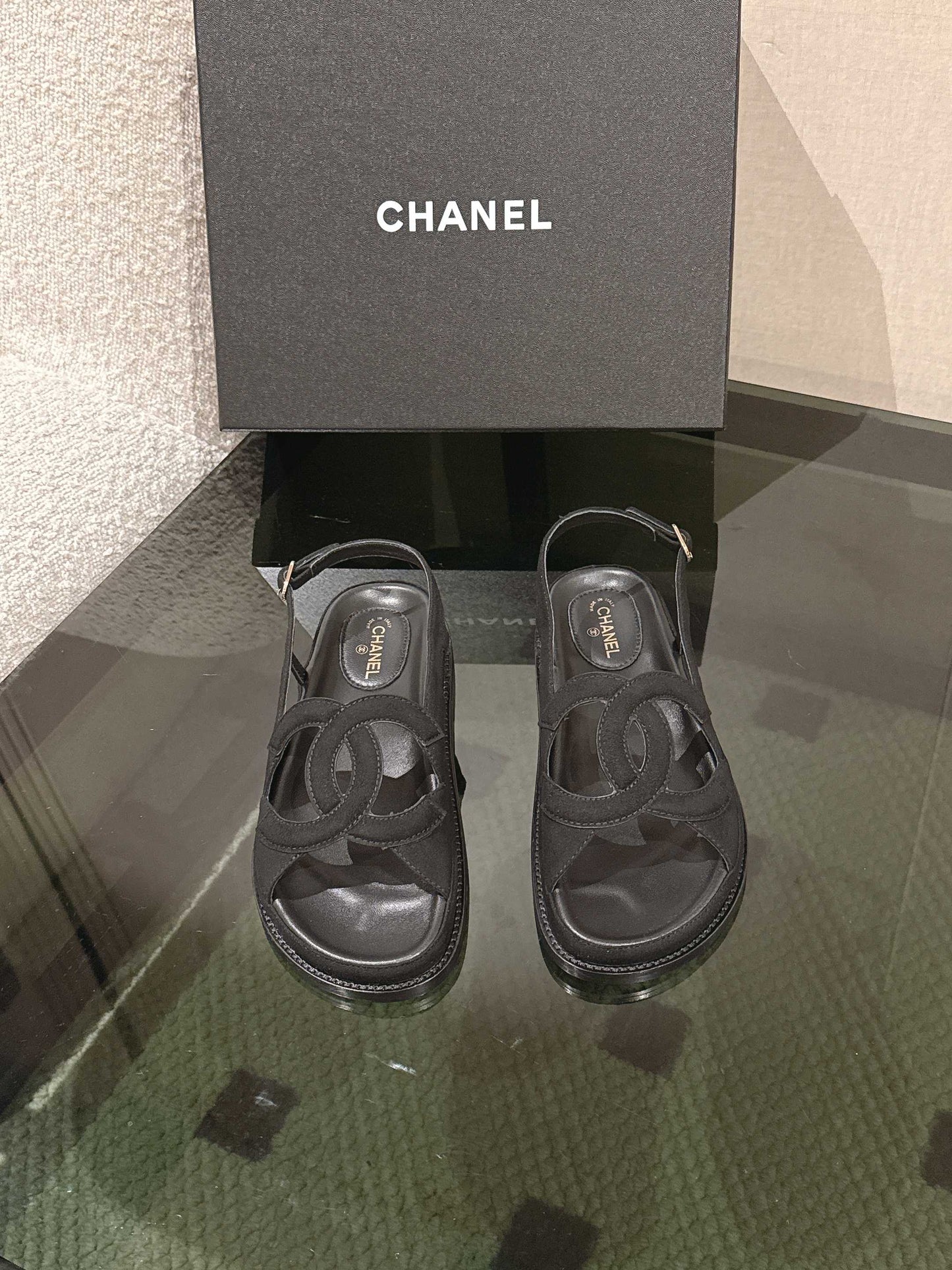 Suede Sandals