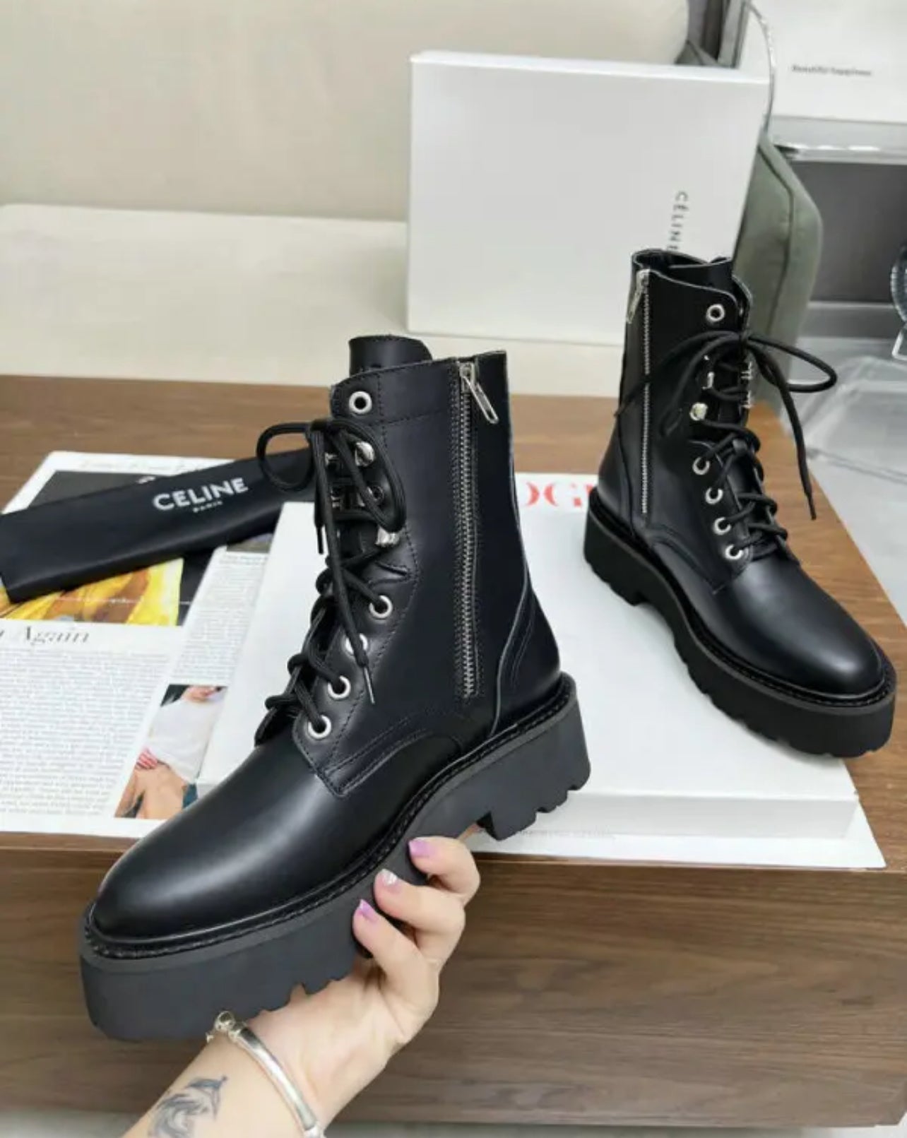 Leather Boots