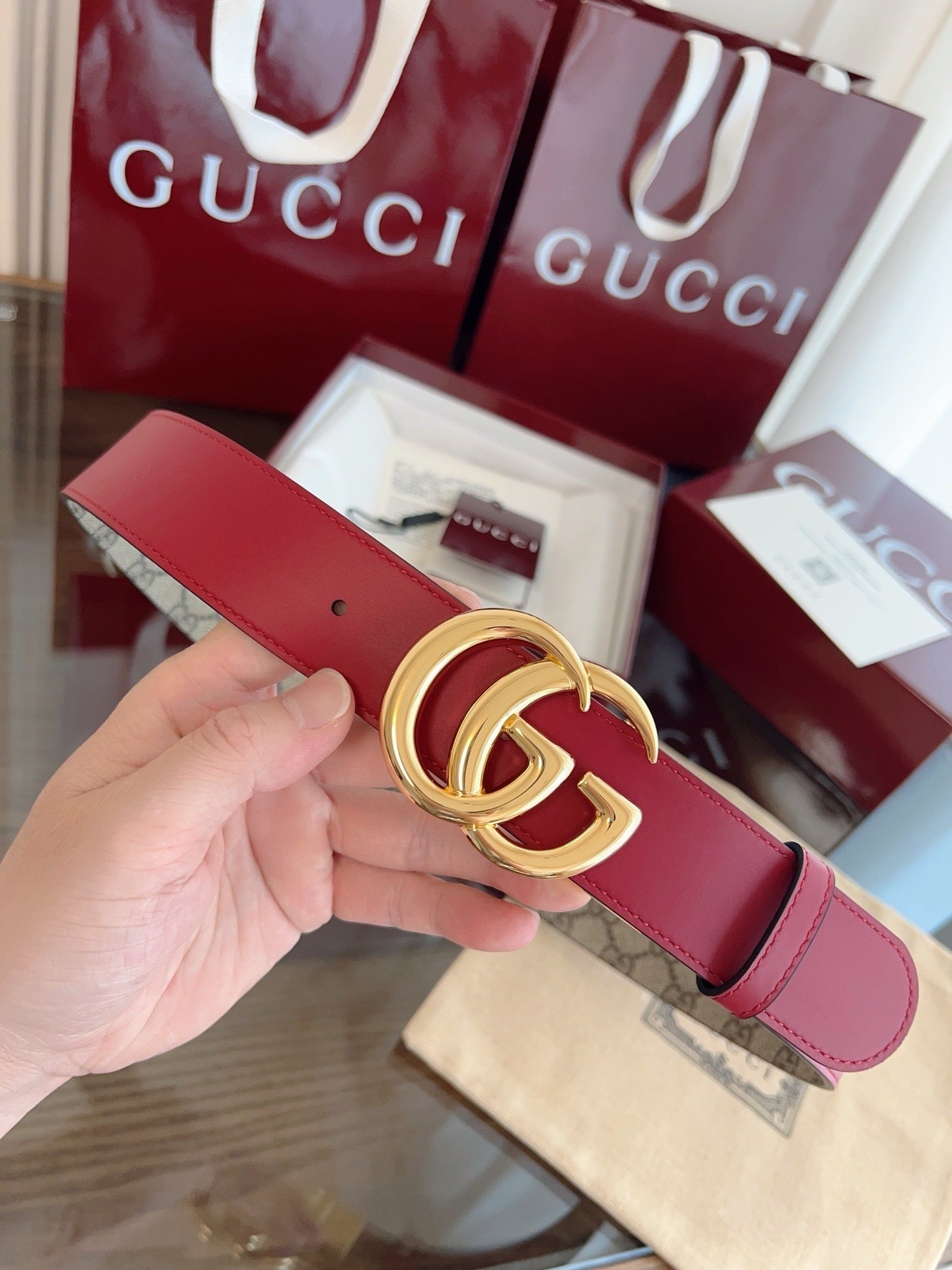 Leather Reversible Belt