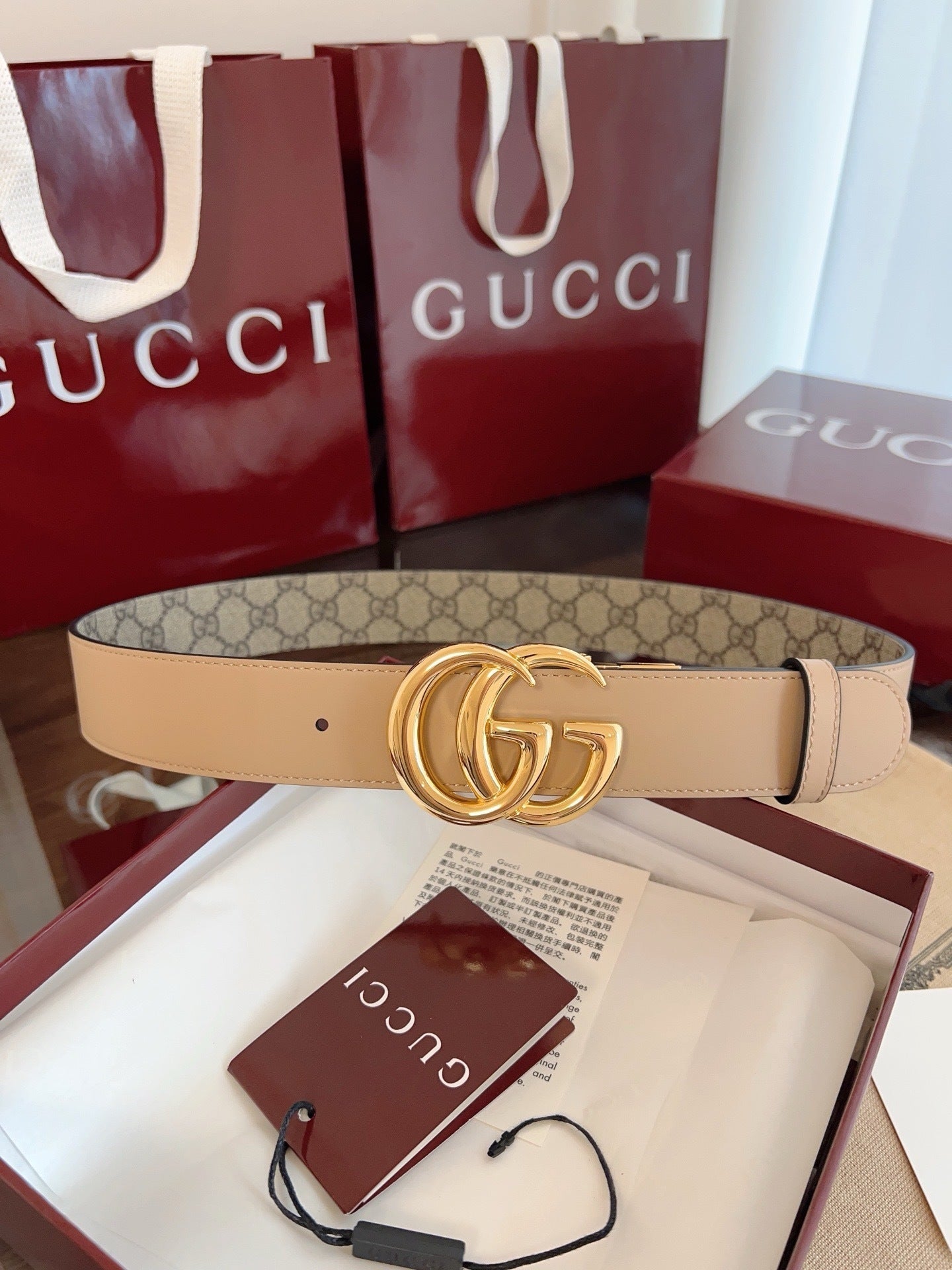 Leather Reversible Belt
