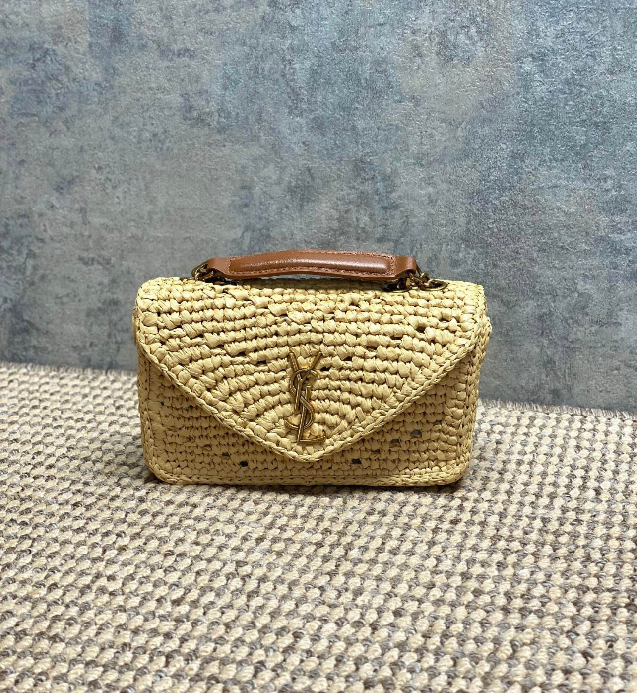 Loulou Raffia Mini